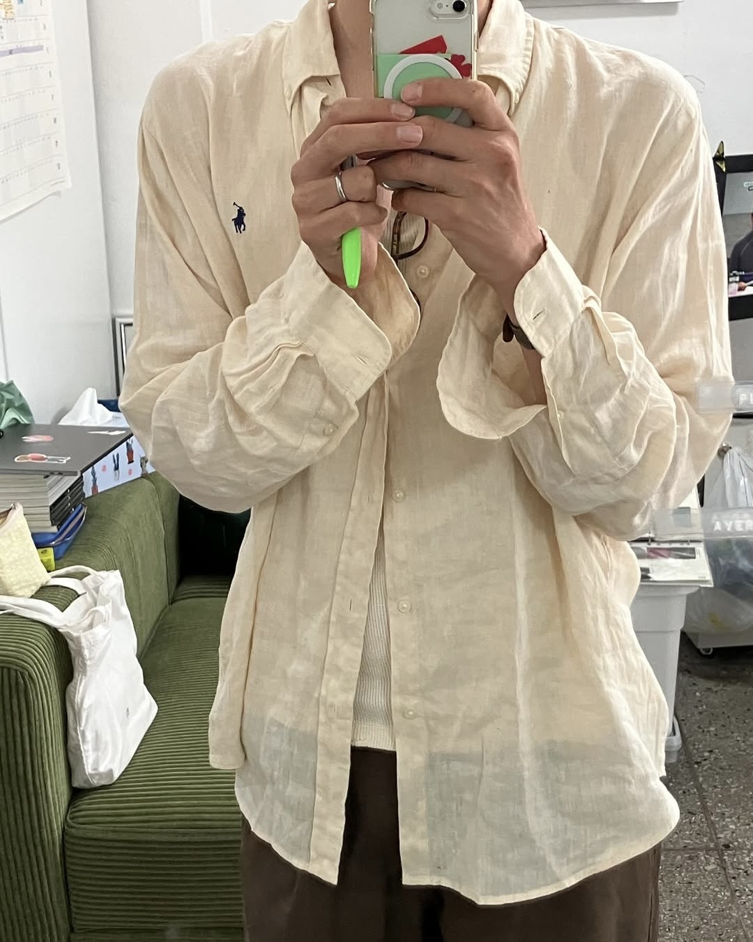 여름 폴로 셔츠는 린넨🍃👔 이미지8