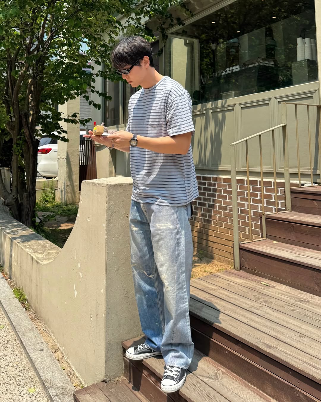 여름에도 검정 척테일러🎱 이미지