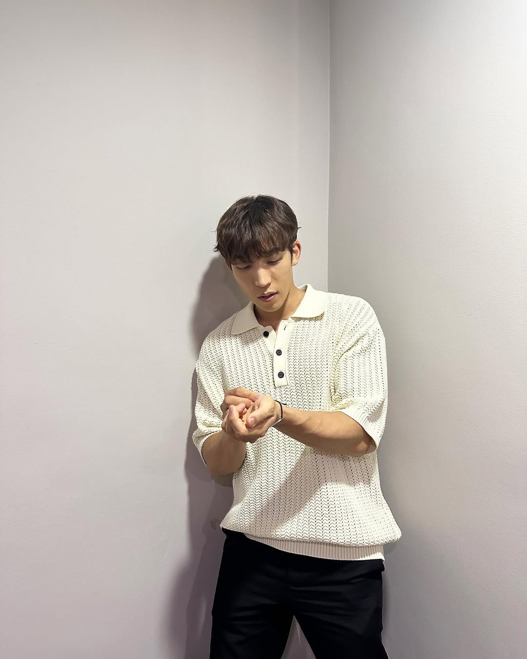 여름캐주얼엔 카라니트🧊 이미지