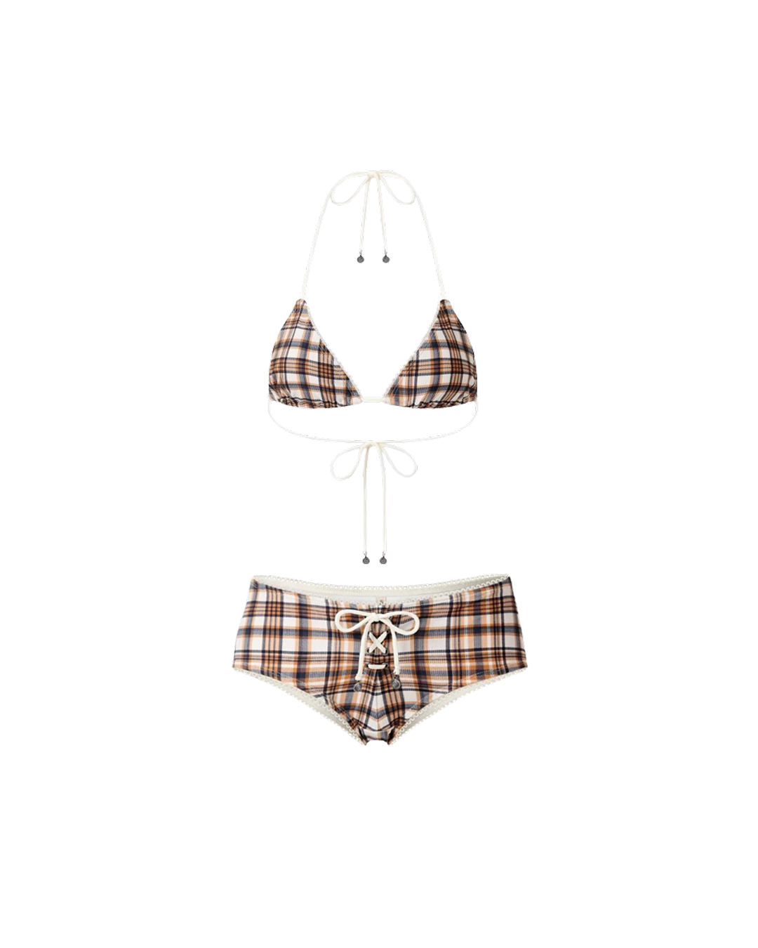 물놀이 하러 갈 준비 완료👙
입기만 해도 시선 집중되는 수영장 룩✨

수영장 룩 고민은 이제 끝! 다양한 스타일의 수영복부터 가볍게 걸쳐 입기 좋은 커버업 아이템까지 소개해드릴게요. 취향 따라 골라 입는 재미는 덤! 지금 바로 확인해보세요.

1. 제이디드런던 브라운 체크 트라이앵글 비키니&쇼츠
2. 오마이티 버튼 와플 홀터&쇼츠
3. 프릭스워크숍 캑투아 디스트레스트 플로어 렝스 가운 이미지4