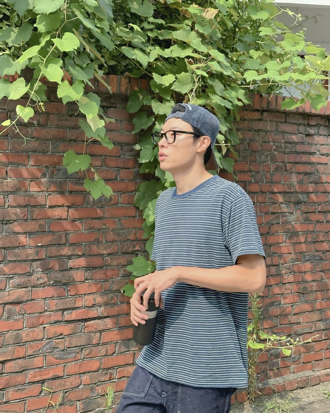 얇을 스트라이프 반팔티 고🤖 이미지
