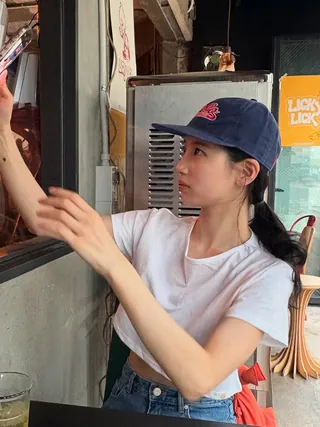 수지 언니는 셀카 웃기겠어요❤️💙 이미지
