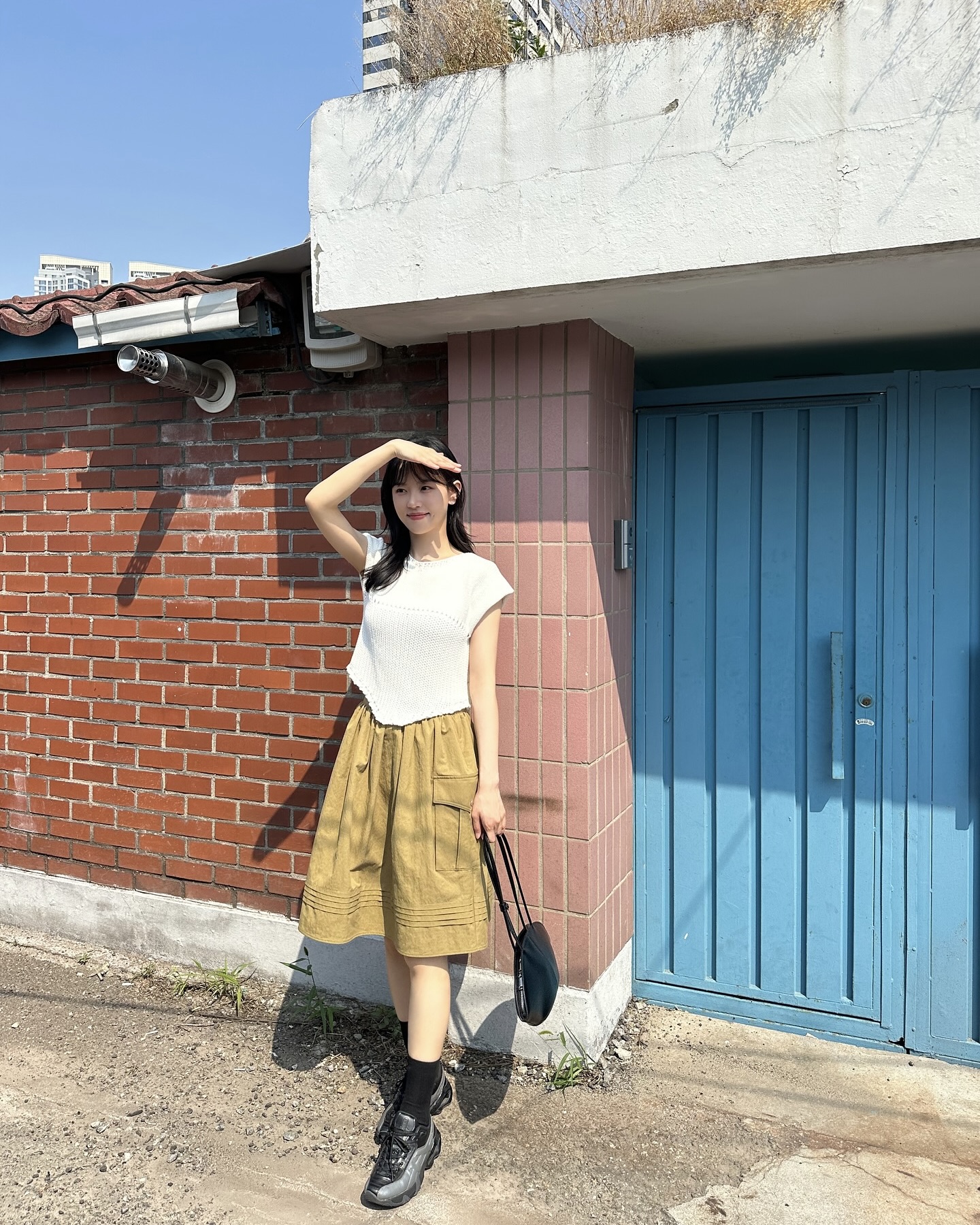 올가을 선두주자 미디스커트🤎 바람 따라 살랑, 시선 따라 찰랑💨💃미디스커트 준비하세요 이미지