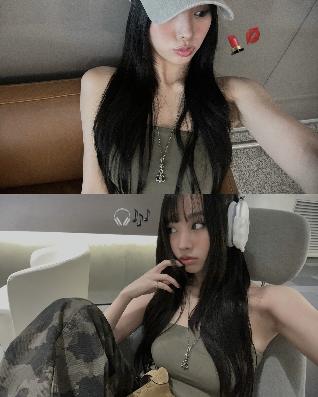 평범한 선택은 재미없다🤪 럭셔리 아이템도 힙하게 즐기는 나띠의 아이템 선택✨✅  키스오브라이프 메인댄서 나띠의 핫한 착장을 소개합니다.  1. 이자벨마랑 오스칸 호보 소프트 백 스웨이드 가죽과 섬세한 스터드 디테일이 포인트이며, 숄더와 토트로 활용 가능해 데일리로 들고 다니기 좋은 실용성까지 갖췄습니다.  2. 이자벨마랑 베켓 스니커즈 한때 전세계 셀럽들이 열광했던 베켓 스니커즈, 볼드한 실루엣과 스트랩 디테일이 스트릿 무드를 주는데요. 나띠처럼 카모팬츠에 매치해도 찰떡입니다.  3. 한스룸 크롬하츠 원볼 BS플레어 참 작지만 강렬한 존재감, 크롬하츠 원볼 참은 룩에 확실한 포인트를 줍니다. 나띠의 힙한 아이덴티티를 작지만 확실하게 보여주는 아이템입니다. 이미지