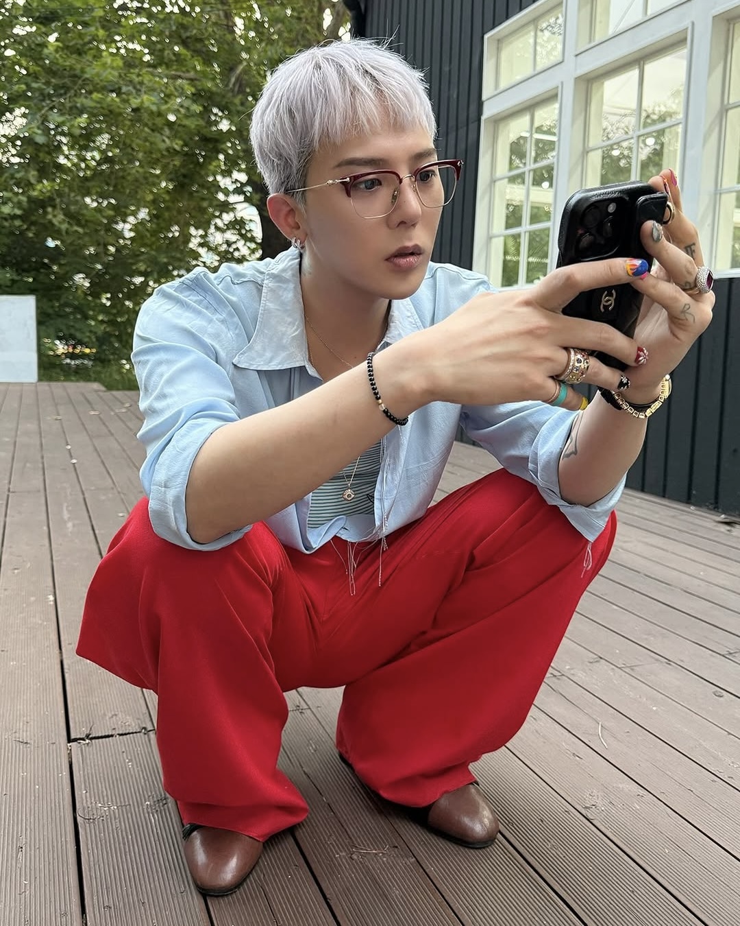 위풍당당 크롬하츠 안경👓 이미지