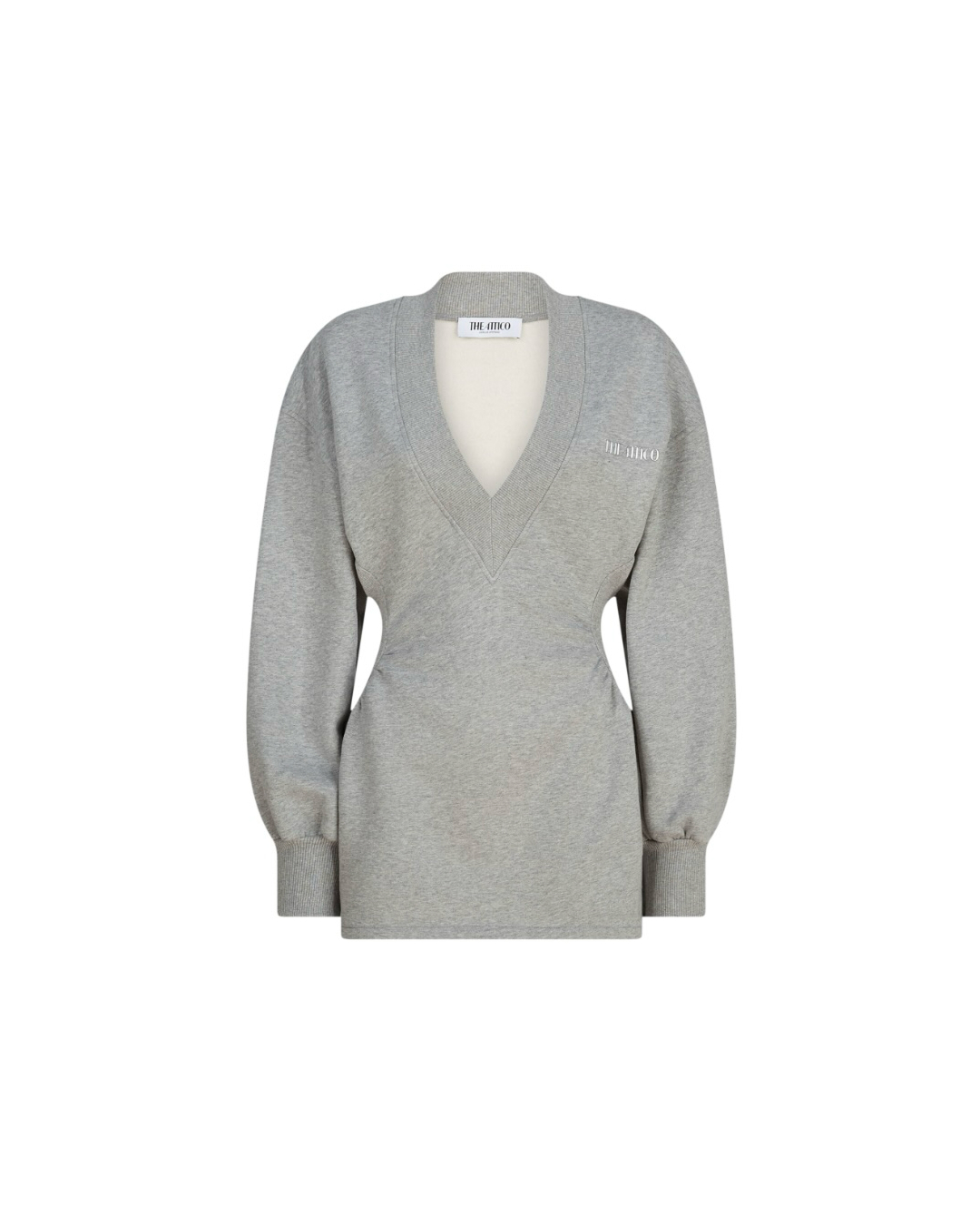 패잘알 셀럽들의 공통점 발견👀
바로 더 아티코💫💙 지금 가장 주목해야 할 브랜드에요
과감한 디테일로 트렌디한 무드를 완성하는 더 아티코를 소개합니다.
요즘 셀럽들 사복 패션에서  눈에 띄는 이 브랜드는 더 아티코(The Attico)입니다. 이탈리아 기반의 브랜드로 레트로 무드와 현대적인 감각을 동시에 담아낸 디자인으로 주목받고 있으며, 대담한 실루엣과 과감한 디테일이 특징이죠. 
1. 다이애나의 워싱 블루 셔츠 재킷, 112만 원대
빈티지하면서 세련된 워싱의 데님 소재의 셔츠 재킷입니다. 밑단 한쪽에 곡선 커팅 디테일이 깔끔한 셔츠에 유니크한 포인트를 더한 아이템으로, 한소희는 캐주얼하면서도 트렌디한 무드를 완성했습니다. 
2. 페이 워싱 블루 미니스커트, 96만 원대
한소희가 입은 스커트는 빈티지한 워싱이 가미된 데님 소재에 플랩 포켓이 달린 카고 스커트로 언밸런스한 디자인이 특징입니다. 한소희는 데님 셔츠와 매치해 페미닌하면서도 스트릿한 분위기를 연출했습니다.
3. 멜란지 그레이 미니드레스, 89만 원대
손나은이 착용한 원피스는 깊게 파인 V 네크라인과 허리를 강조하는 실루엣, 벌룬 느낌의 긴 소매가 특징입니다. 바디 라인을 강조하는 아이템으로 블랙 이너를 스타일링해 모던하고 시크한 무드를 완성했습니다. 이미지7