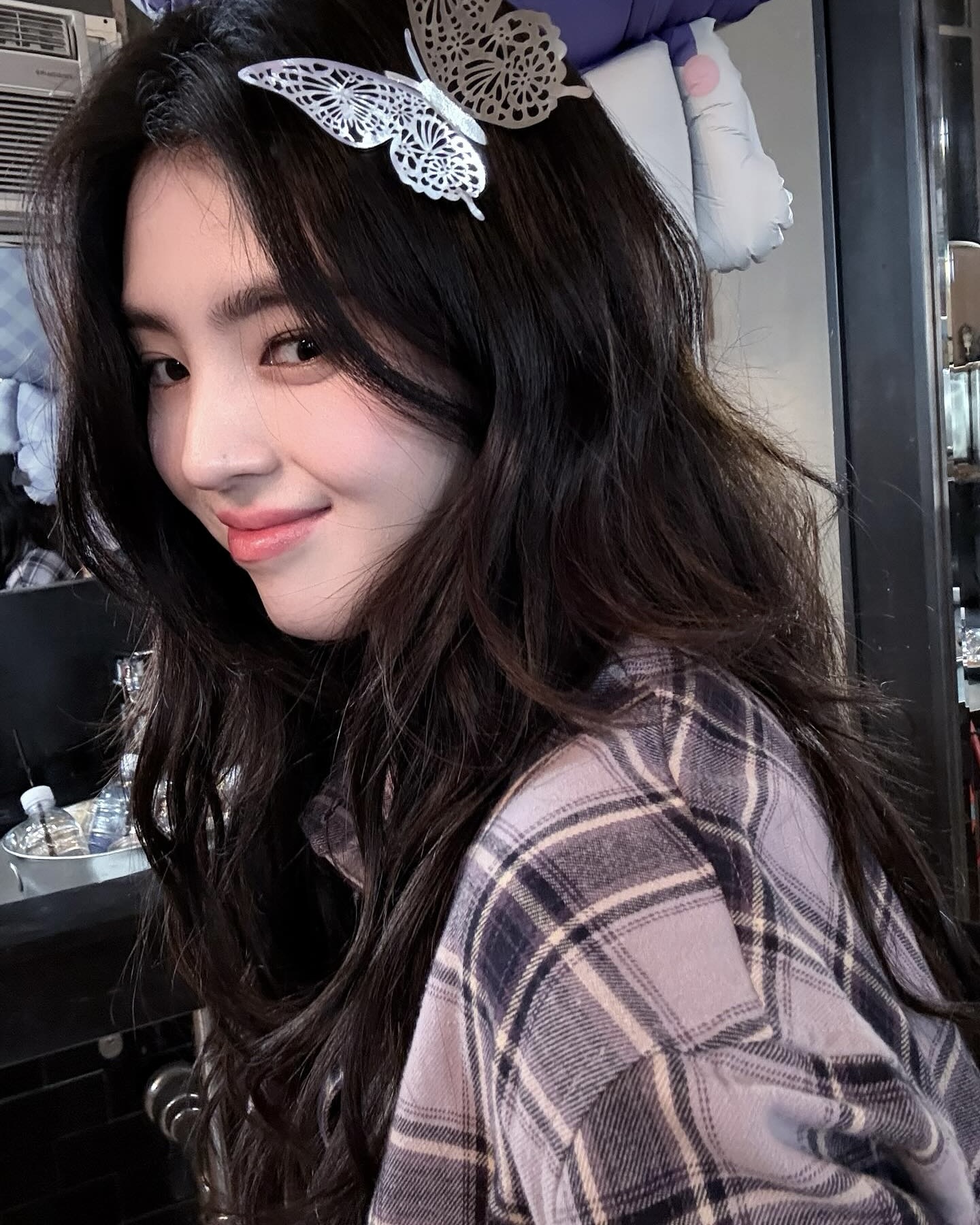 꾸안꾸 룩 필수템, 체크 셔츠🧚🏻 짧은 가을🍁😮‍💨추워지기 전에 체크 셔츠 얼른 꺼내 입자 이미지