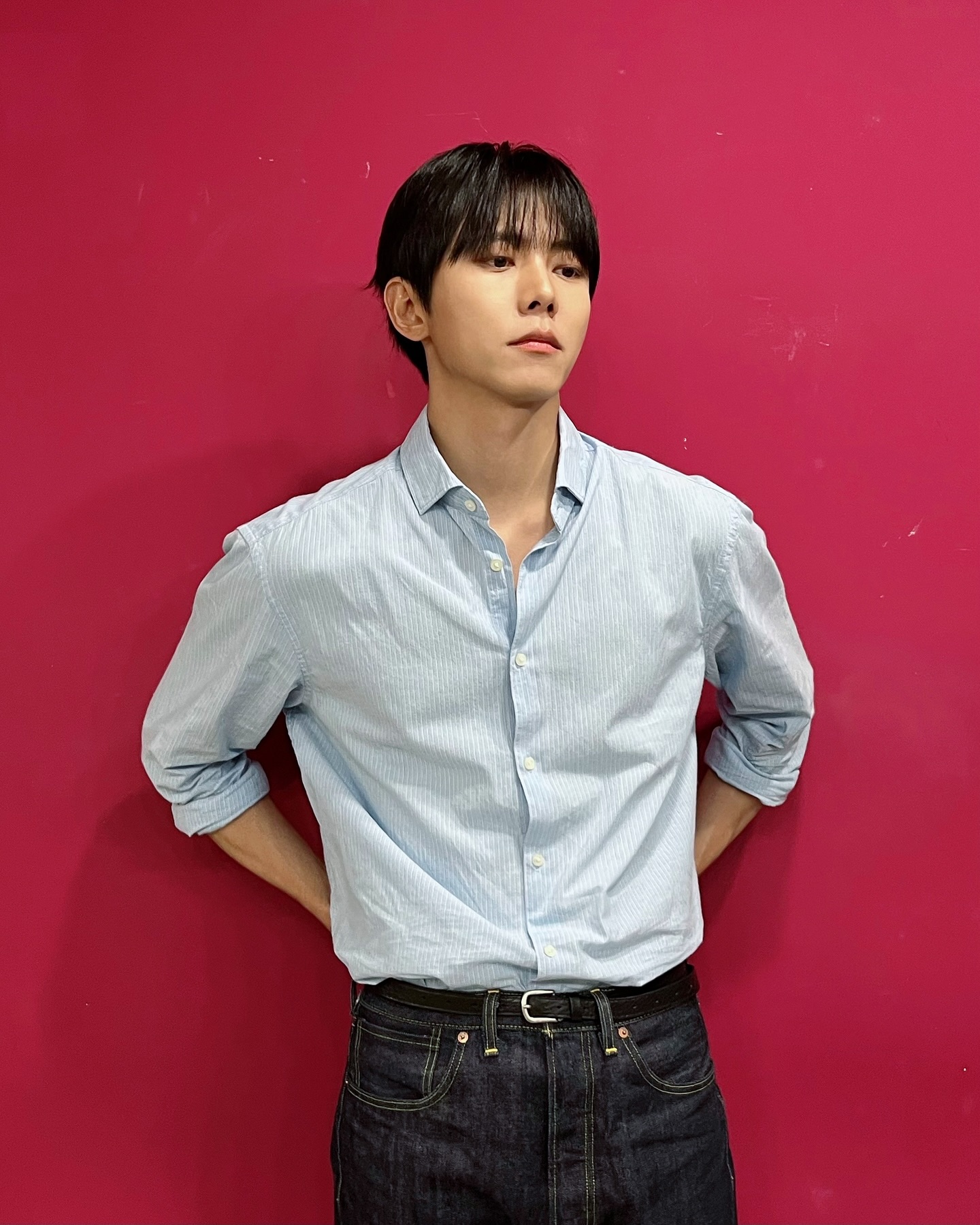 가을이니까 스트라이프셔츠👔 이미지3