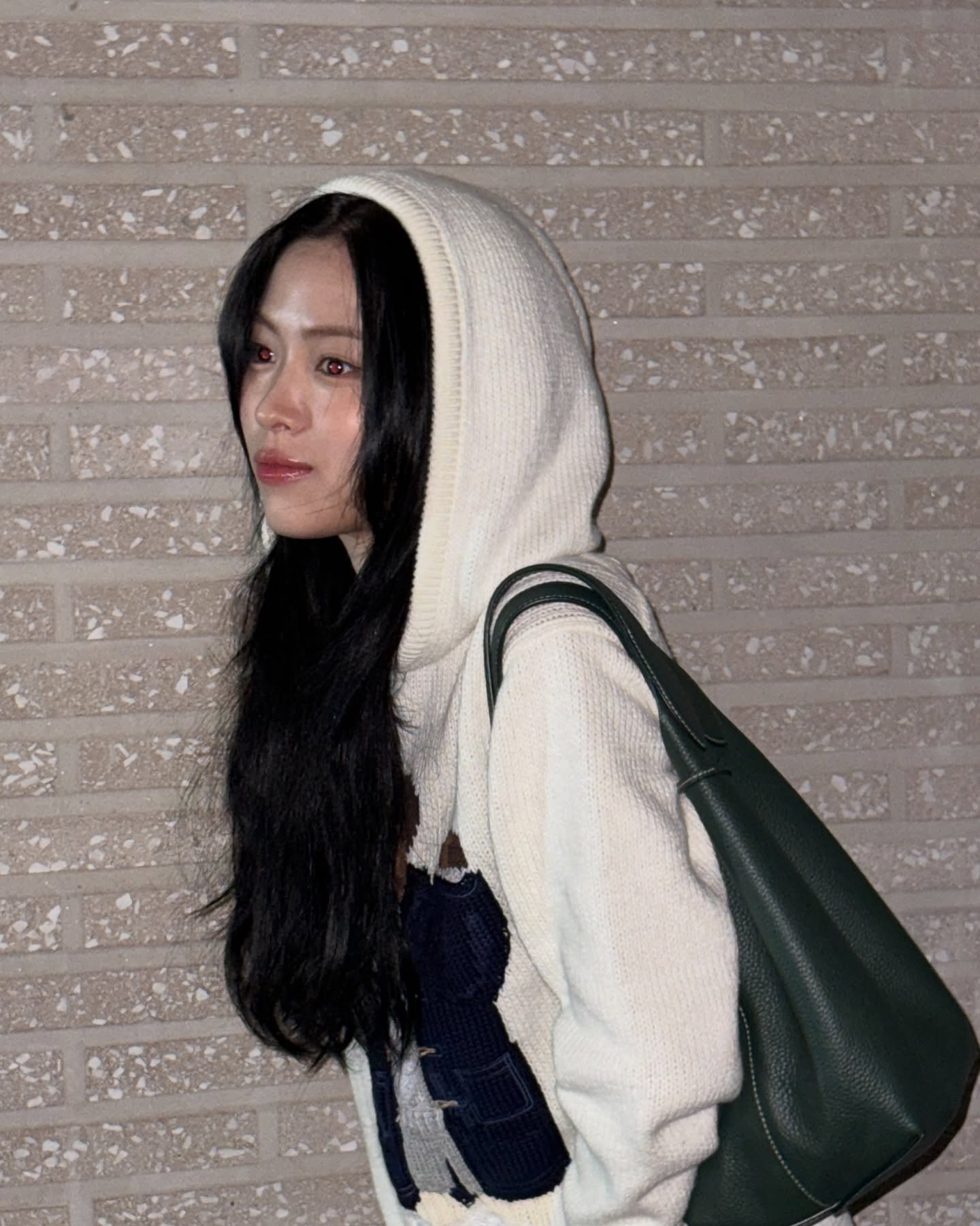 디테일 맛집 니트 아르켜 줄게👩🏻‍🏫
단색 니트 잊고, 그래픽 니트로 색다른 스타일링 완성하자🧸🐾

포근한 겨울을 위한 셀럽들의 그래픽 니트 2가지를 모아봤습니다.

1. 랄프 로렌 폴로 베어 후드 스웨터, 60만 원
류진이 착용한 후드 니트는 면 소재로 드로스트링 후드와 리브 니트 커프스, 빈티지 무드의 폴로 베어 자수가 특징이죠. 류진은 그린 숄더백과 트레이닝 팬츠에 매치해 따뜻한 느낌의 캐주얼 룩을 연출했습니다.

2. 휴먼메이드 코튼 니트 스웻셔츠, 30만 원대
이시안이 입은 니트는 굵은 산세리프체로 브랜드 로고와 불독 그래픽이 인타르시아 기법으로 짜여진 것이 포인트죠. 레트로한 느낌의 이 니트에 플리츠 미니스커트를 매치하면 걸리시한 분위기의 프레피룩을 완성할 수 있습니다. 이미지2