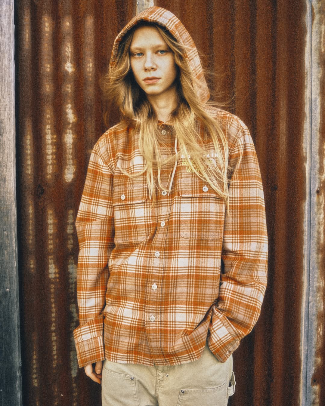 빔스 x 마운틴하드웨어 체크후디🌋 이미지9