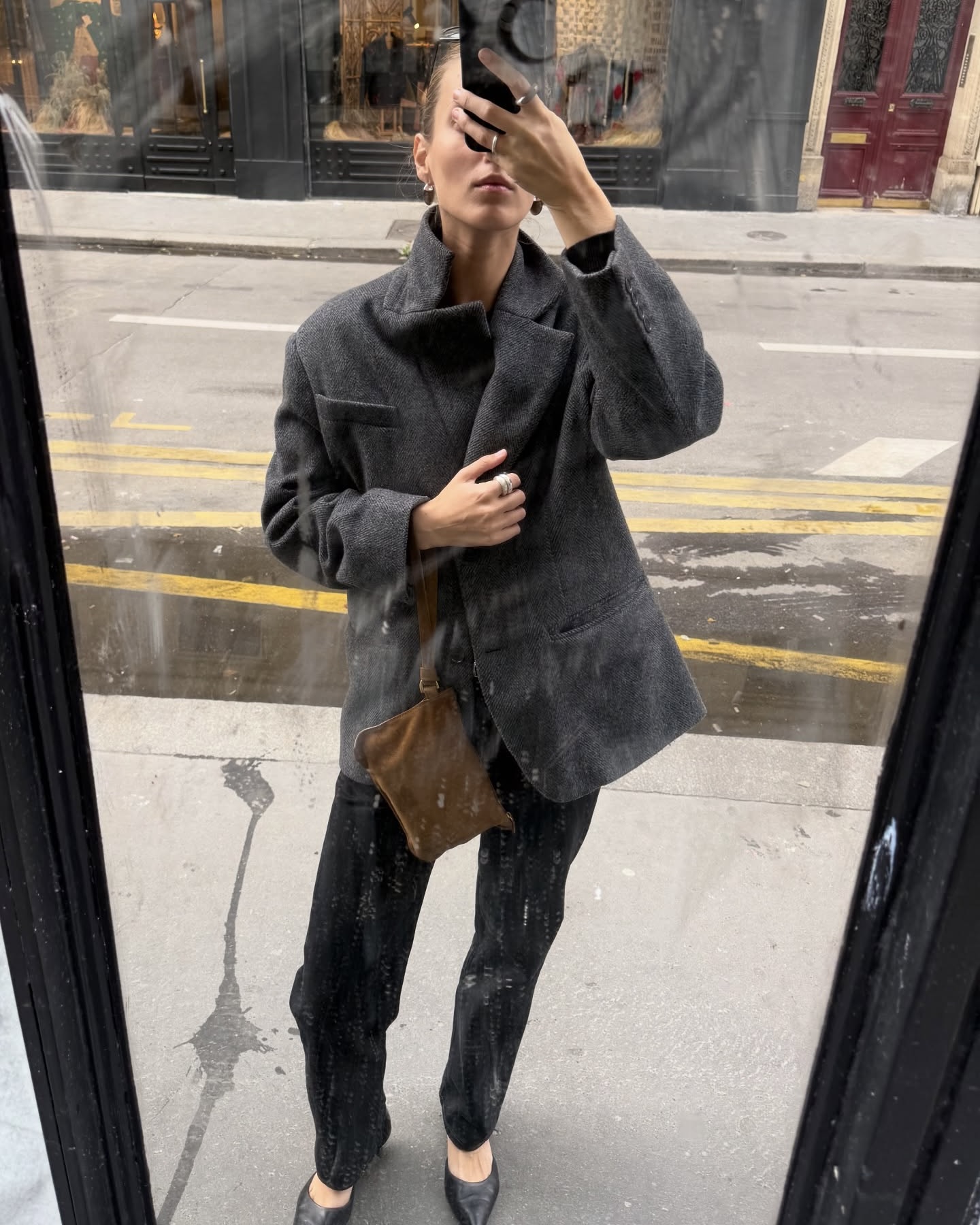 - 3kg처럼 보이는 시가렛 진✨
오버핏 말고 깔끔하게 떨어지는 슬림한 시가렛 진 입을 때👖🖤 이미지7