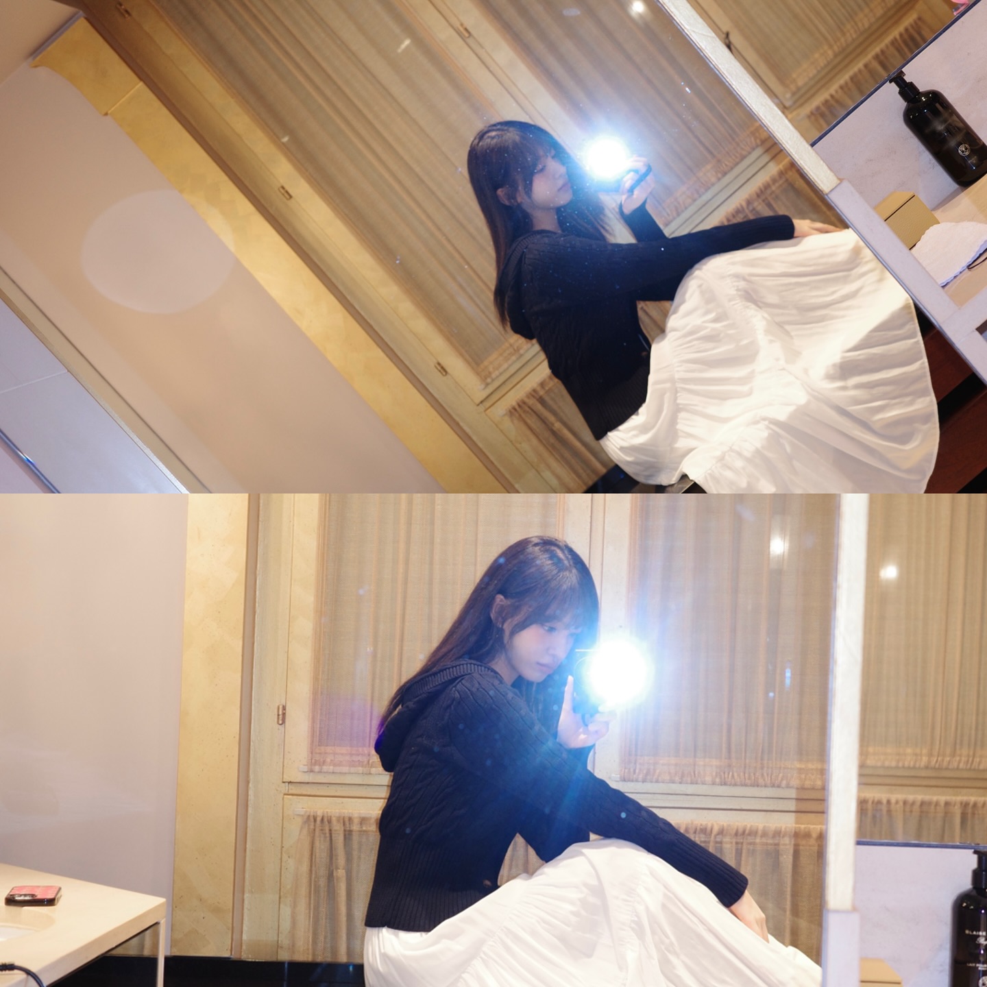 후드집업이 너무 캐주얼하다면🤔
이럴 땐 모던한 무드의 감각적인 후드 가디건을 입어보자🧵💗 이미지4