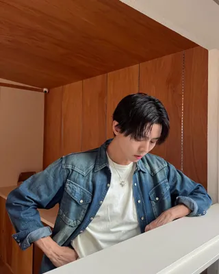 데님셔츠는 남친룩 정석👔 이미지