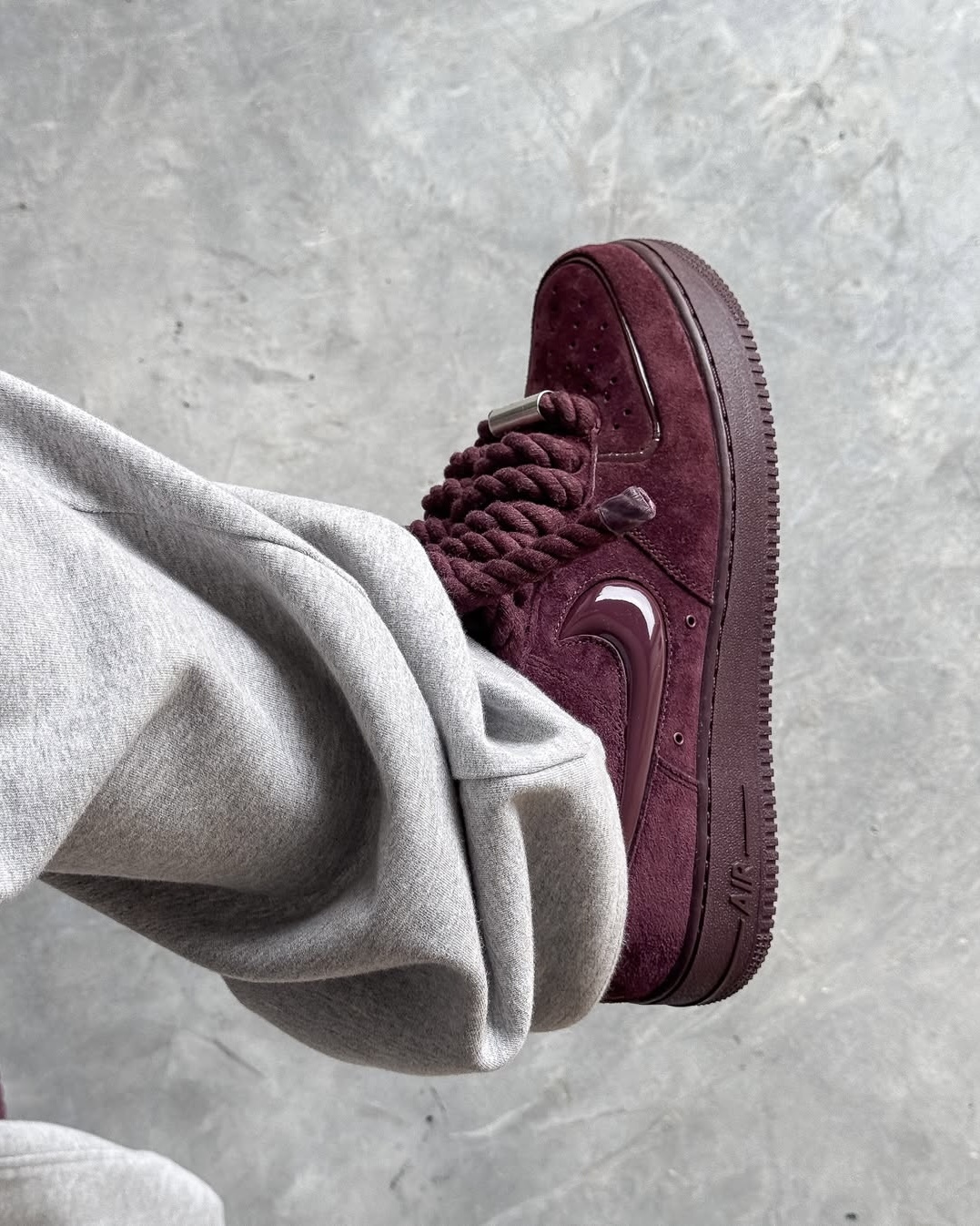 포도맛 에어포스 밧줄 커스텀🍇 이미지5