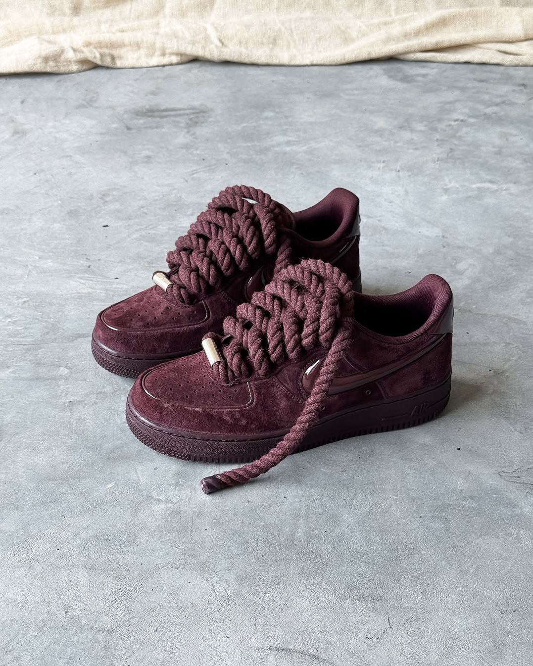 포도맛 에어포스 밧줄 커스텀🍇 이미지2