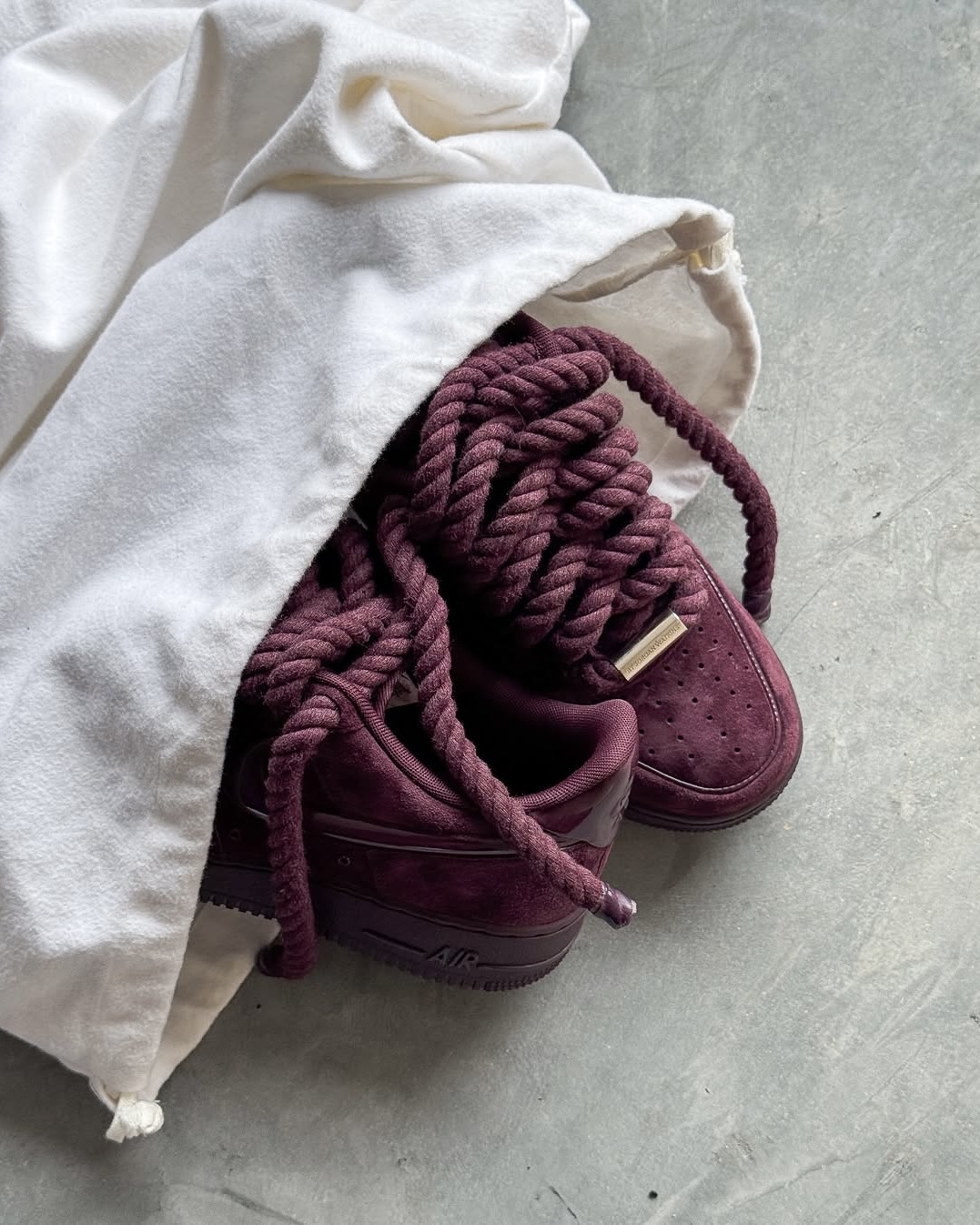 포도맛 에어포스 밧줄 커스텀🍇 이미지4