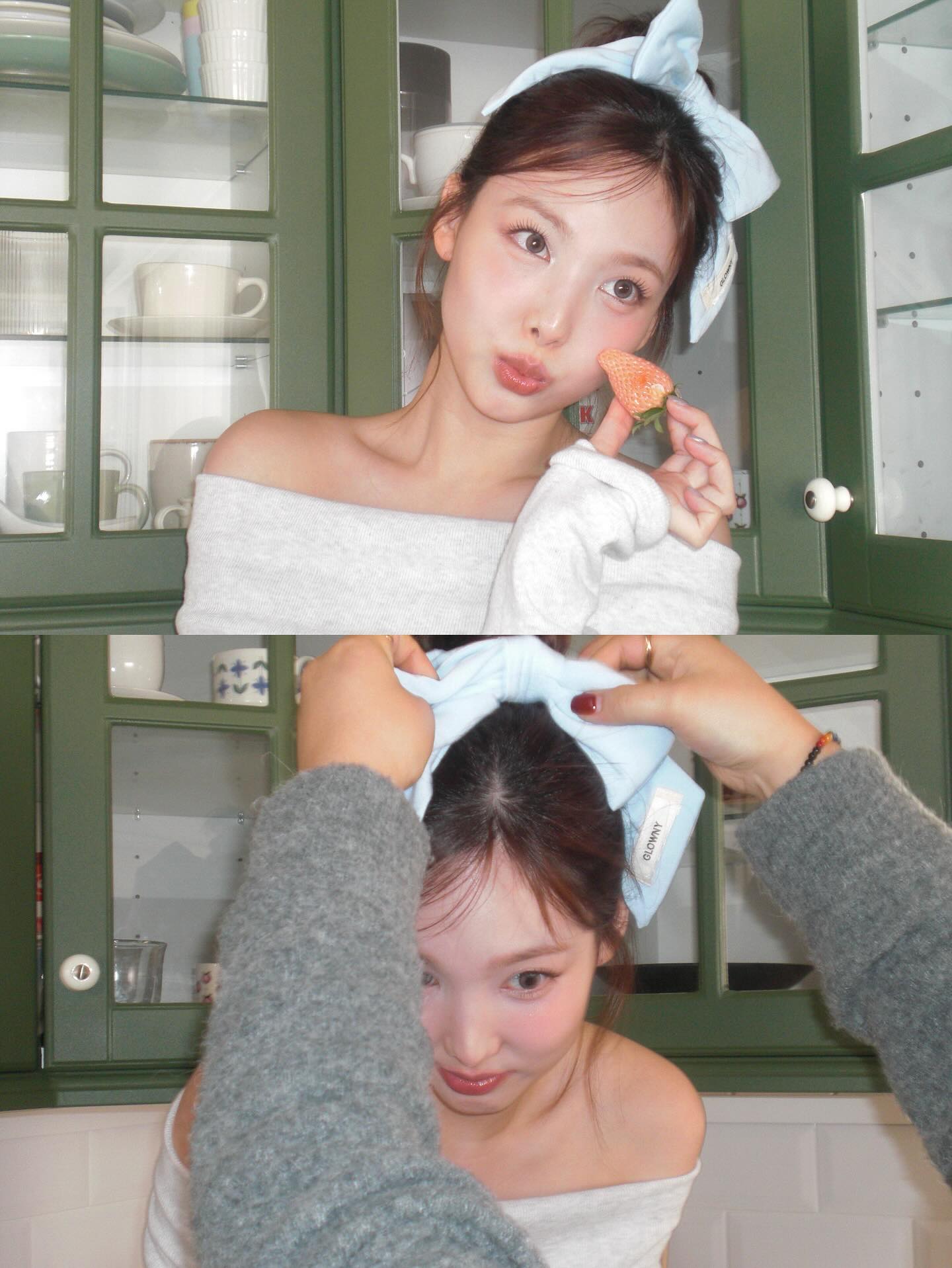 한 올 한 올 정돈된 쉼표머리🎶
오늘은 얼굴 작아 보이는 깻잎머리로 헤어스타일링 완성👱🏻♀️ 🎀 이미지3