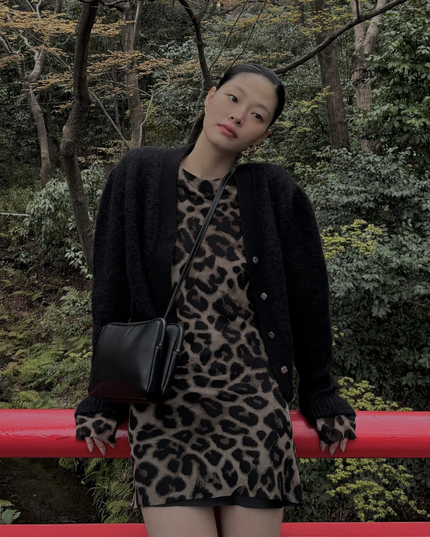 레오파드도 세련되게 코디 가능해🐆
가디건부터 머플러까지 다양한 레오파드 아이템으로 즐기자🤎🖤
 이미지7