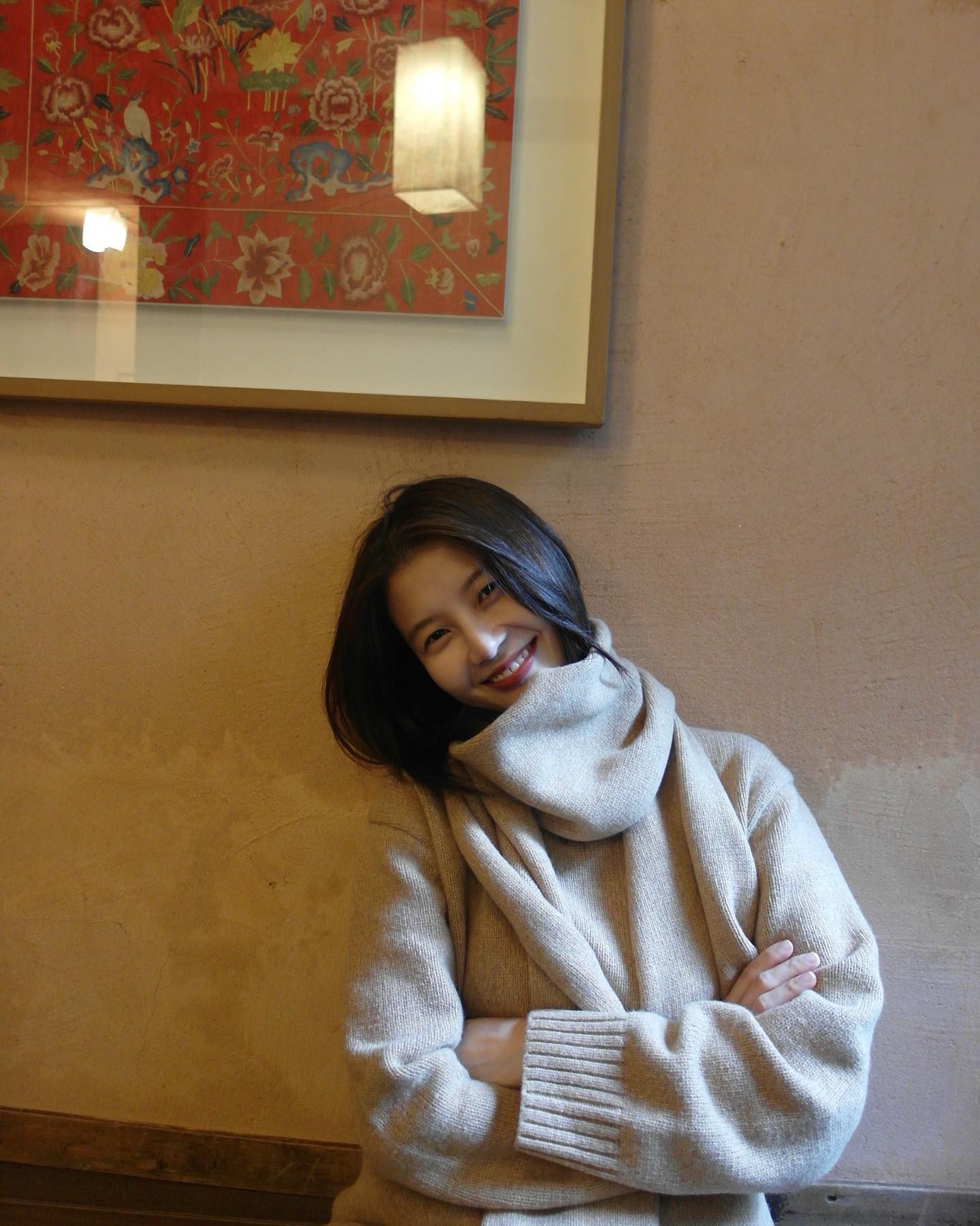 겨울엔 아방한 두꺼운 니트🤍 하나만 입어도 포근함 가득한 데일리룩 완성❄️✨ 이미지