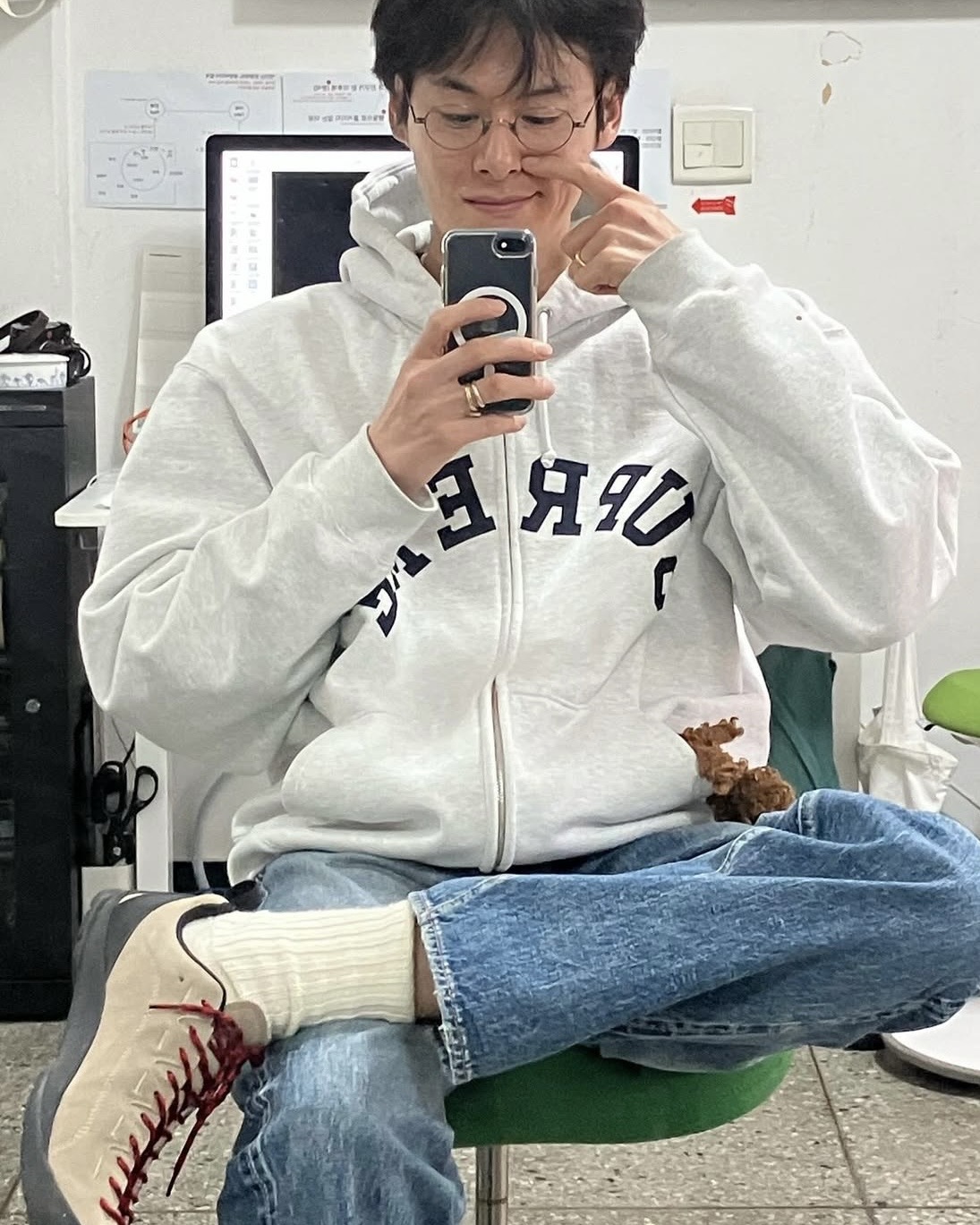 원중이형이 후드집업 정석🔑 이미지