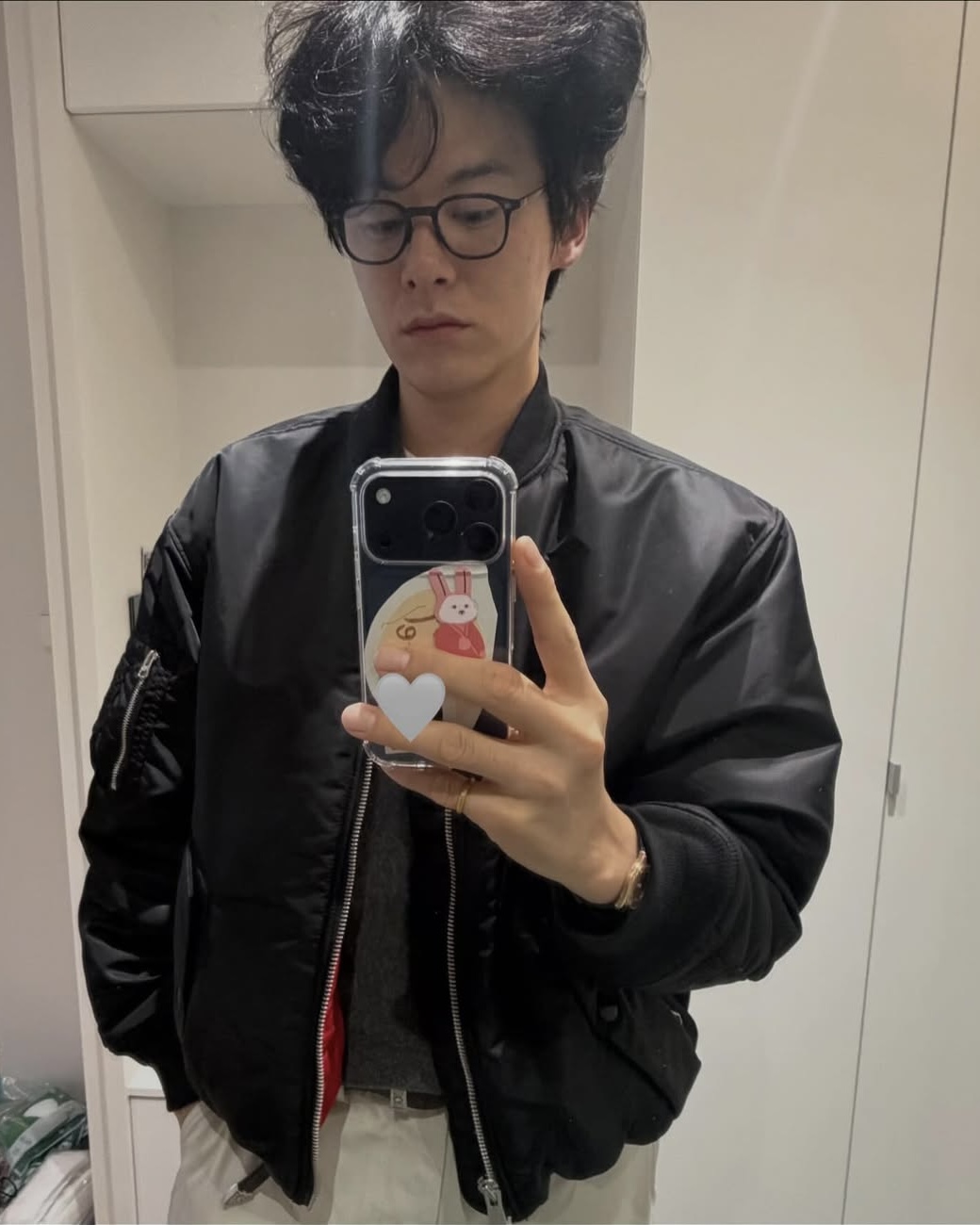 심플한 블랙 항공점퍼🛩️ 이미지4