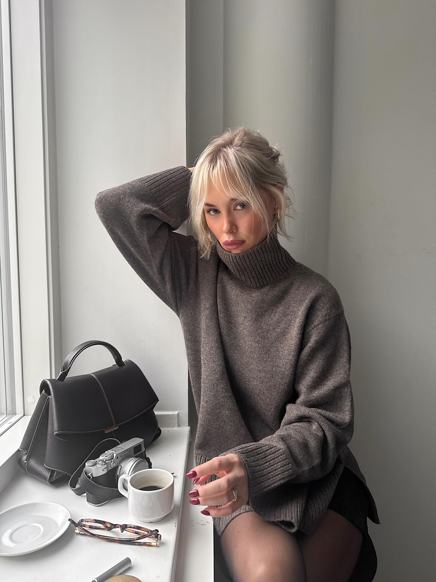 포근하게 감싸는 하이넥의 매력🧶
올라오는 넥 라인으로 따뜻한 겨울 코디하기 ❄️🤎 이미지7