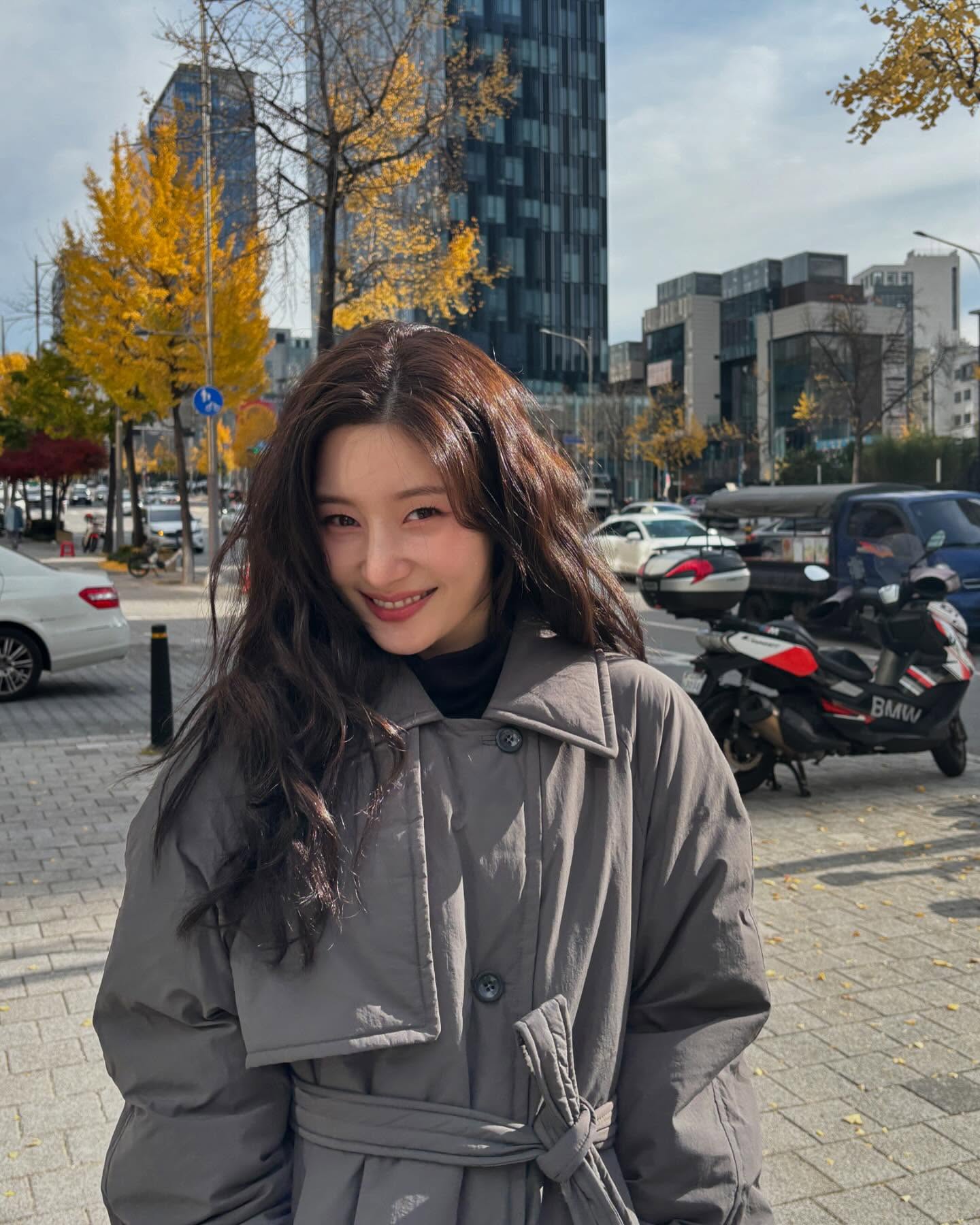 패딩 코트로 아우터 고민 싹 날려❄️ 코트랑 패딩 다 입고 싶다면 고민없이 패딩 코트 입을거에요🧥🤎  이미지