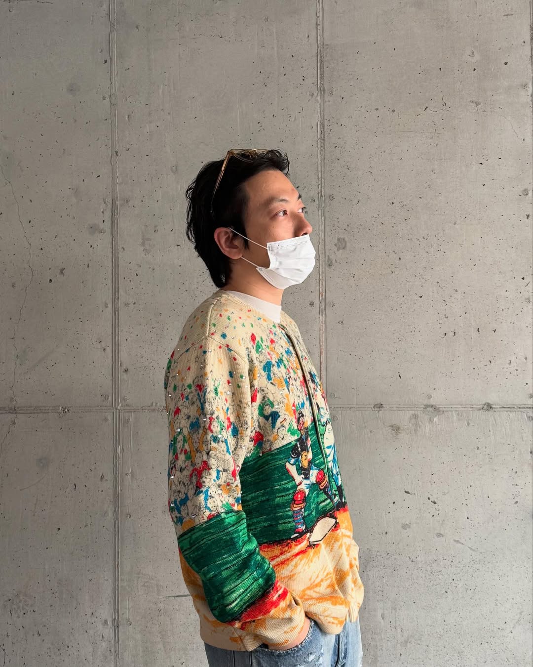 라운드넥 가디건 장인 이동휘🧶 이미지1