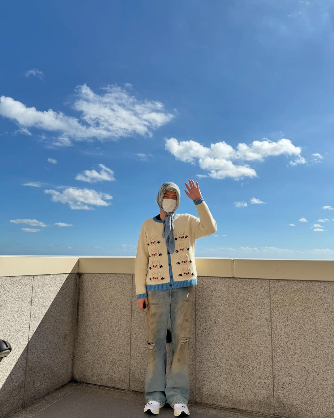 라운드넥 가디건 장인 이동휘🧶 이미지8