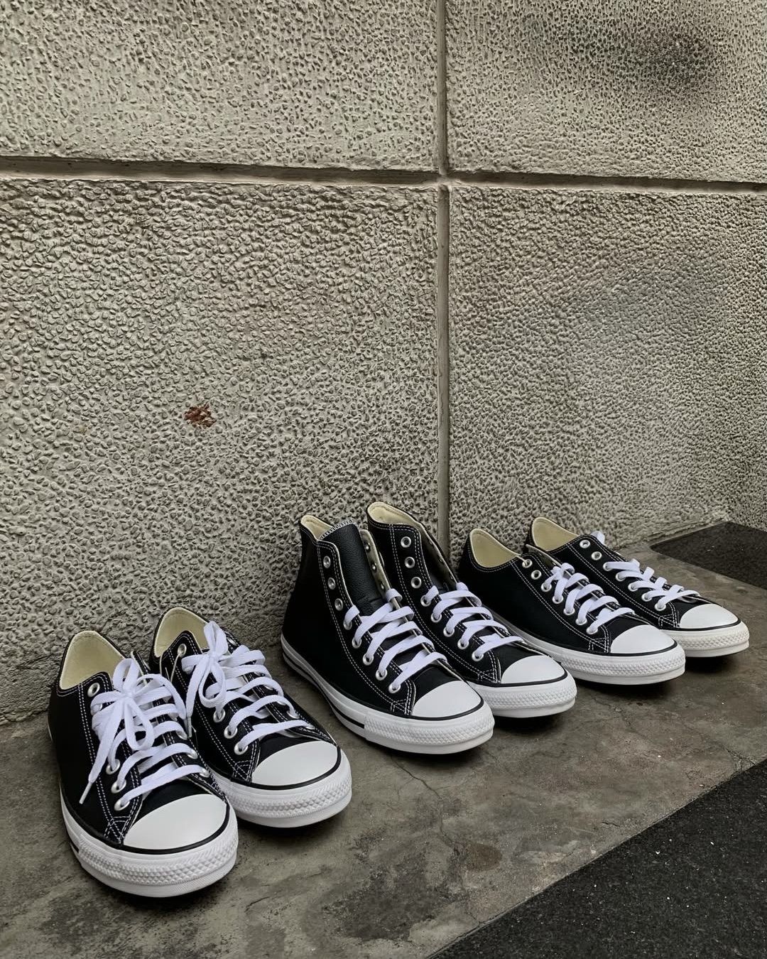 레더 검정 척테일러 느낌있네🐜 이미지3