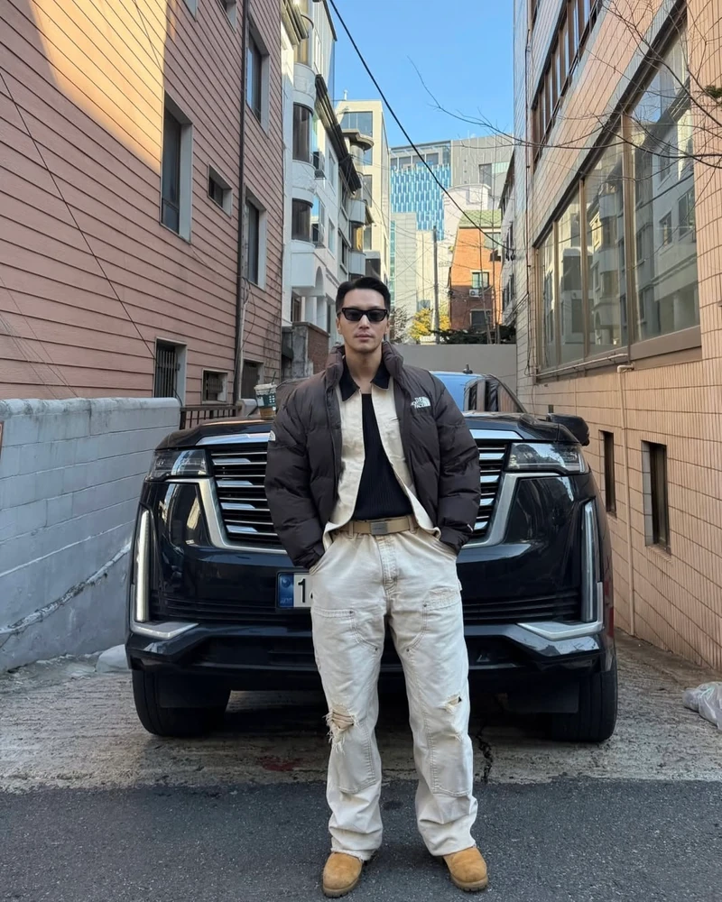 수컷향 폴폴 더블니 팬츠🔨 이미지1