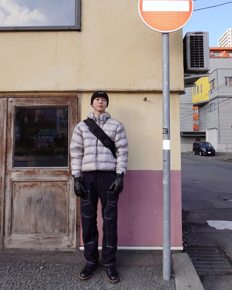 수컷향 폴폴 더블니 팬츠🔨 이미지2