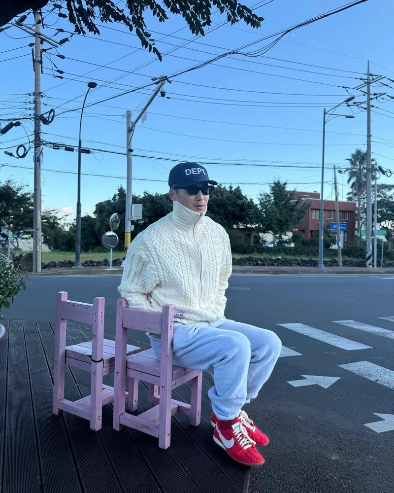회색 조거팬츠의 편안함📠 이미지6