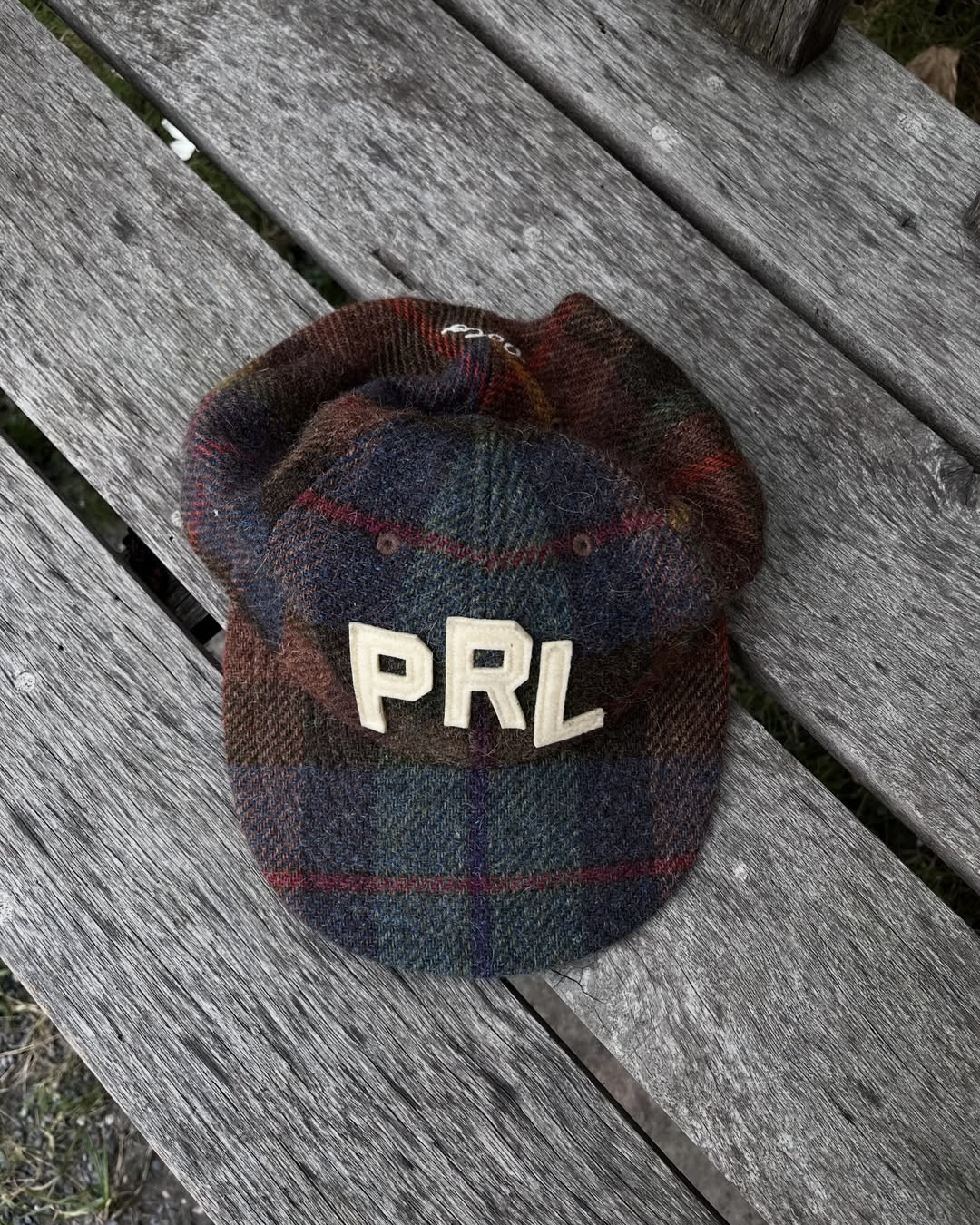 체크패턴 폴로 울 볼캡🧢 이미지6