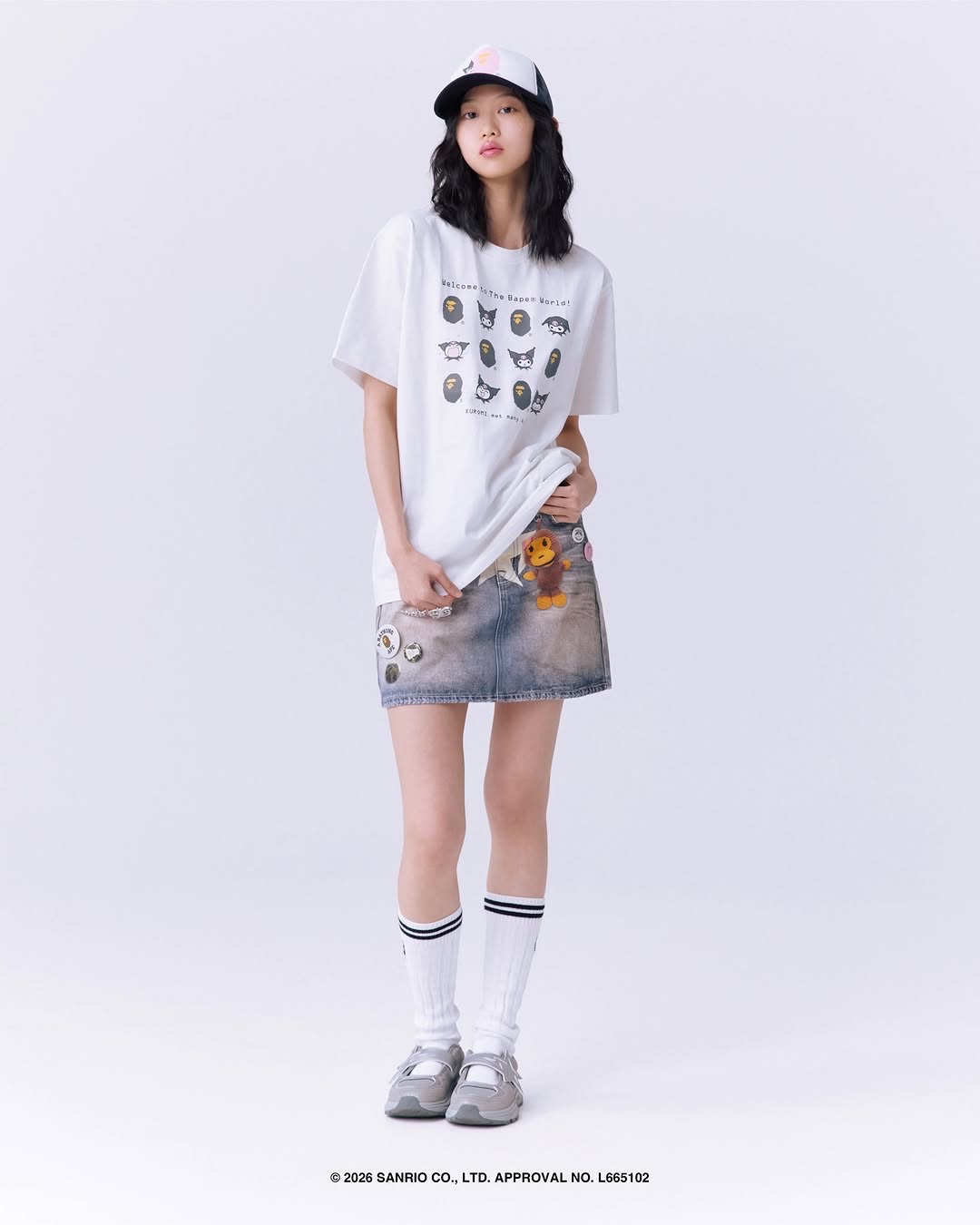 기다렸는데 드뎌 공개된 협업🤍🩷
베이프 x 산리오🤝쿠로미와 헬로 키티를 베이프맛으로 입고 싶어! 이미지4