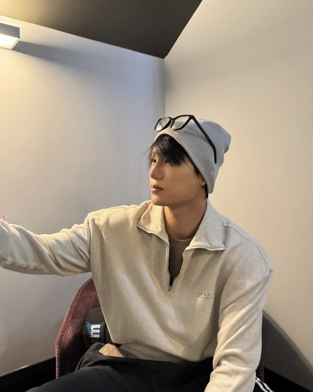 무심하게 하프집업 맨투맨🤐 이미지2