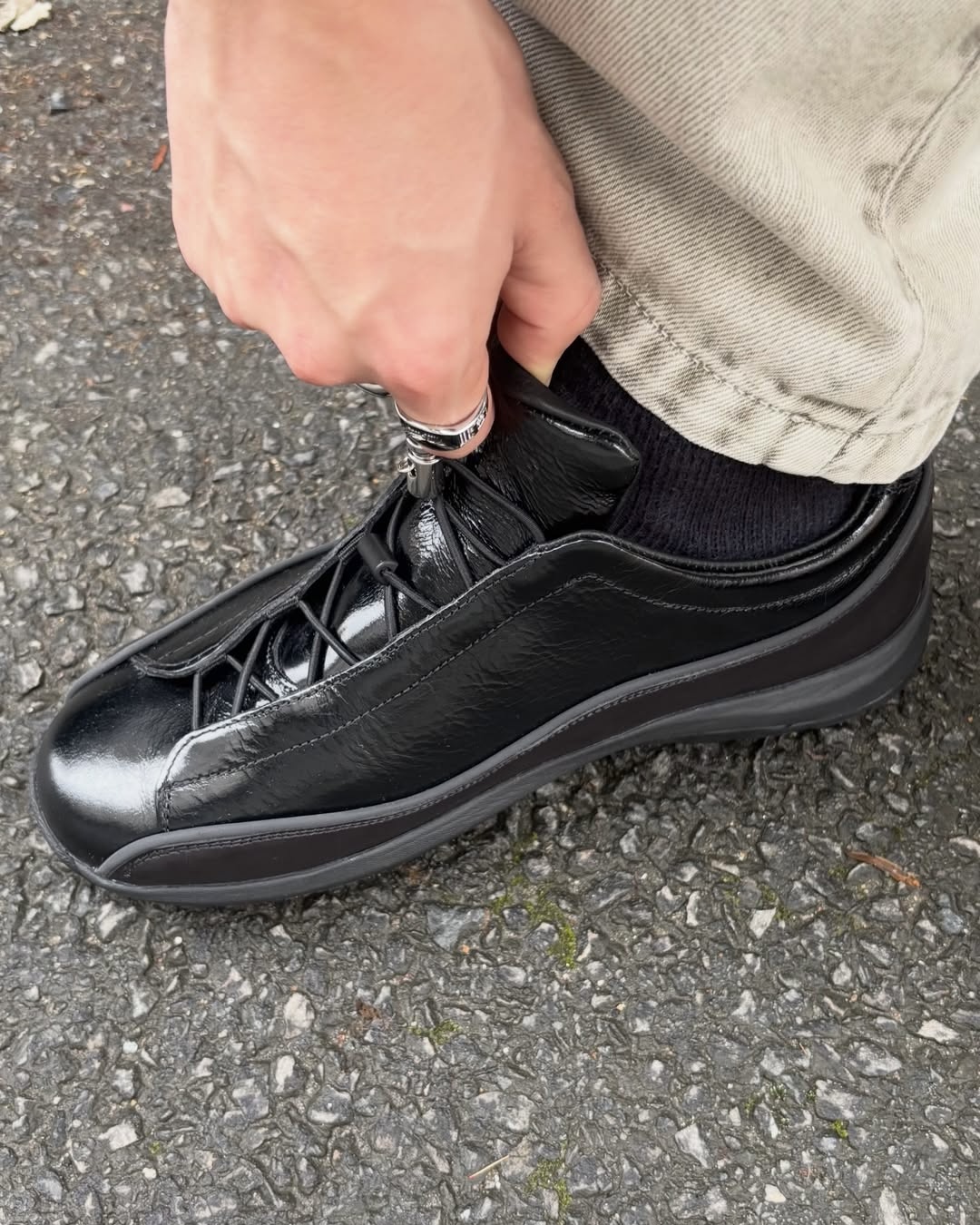 디에메 리카타 블랙 스니커즈♟️ 이미지4