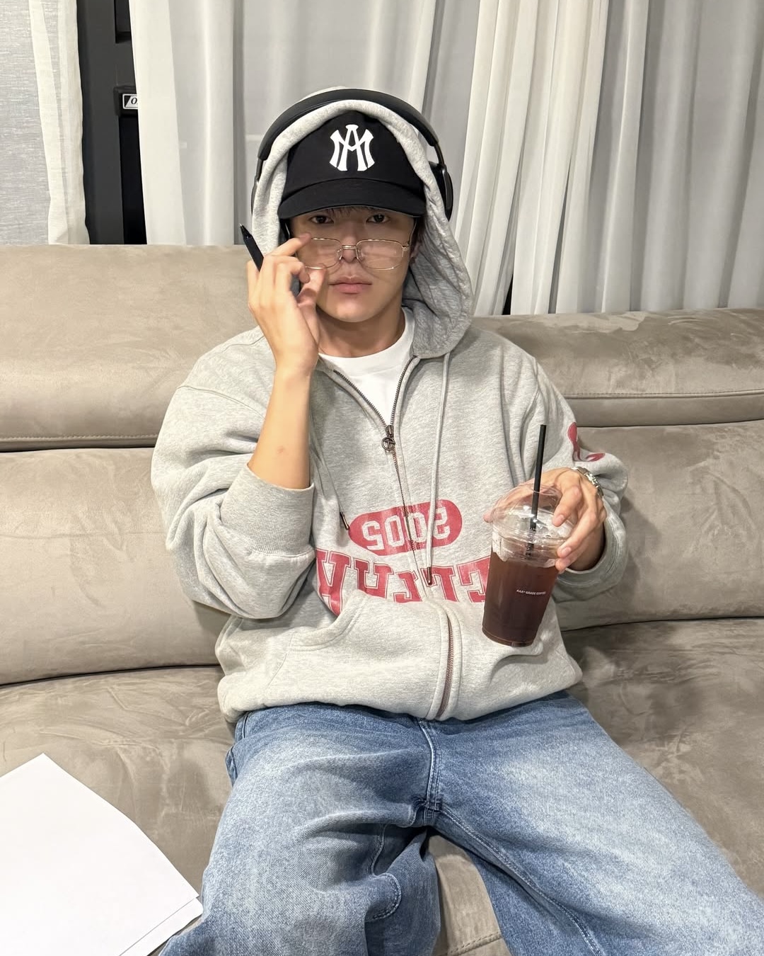 회색 후드집업은 만능⚓️ 이미지3