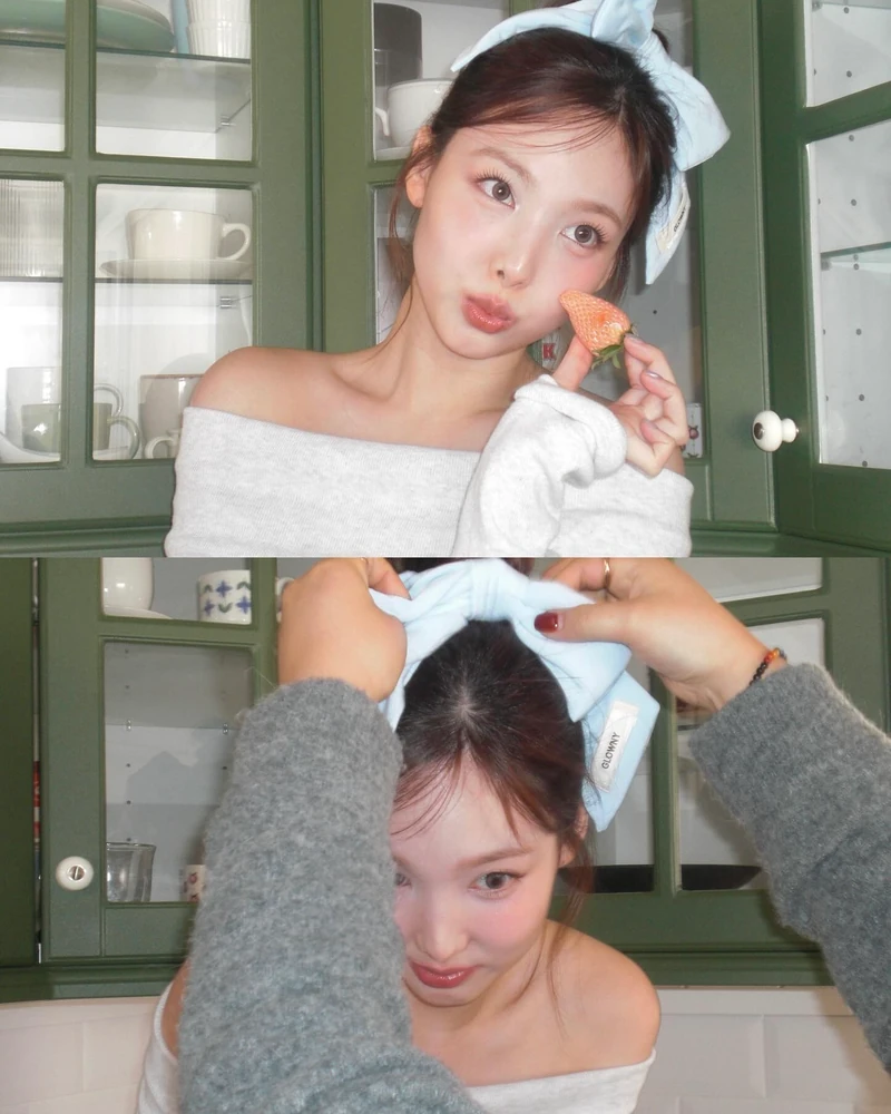 앞머리 하나로 얼굴형 커버하기👀
요즘 앞머리는 쉼표처럼 넘겨봐🎶🖤 이미지7