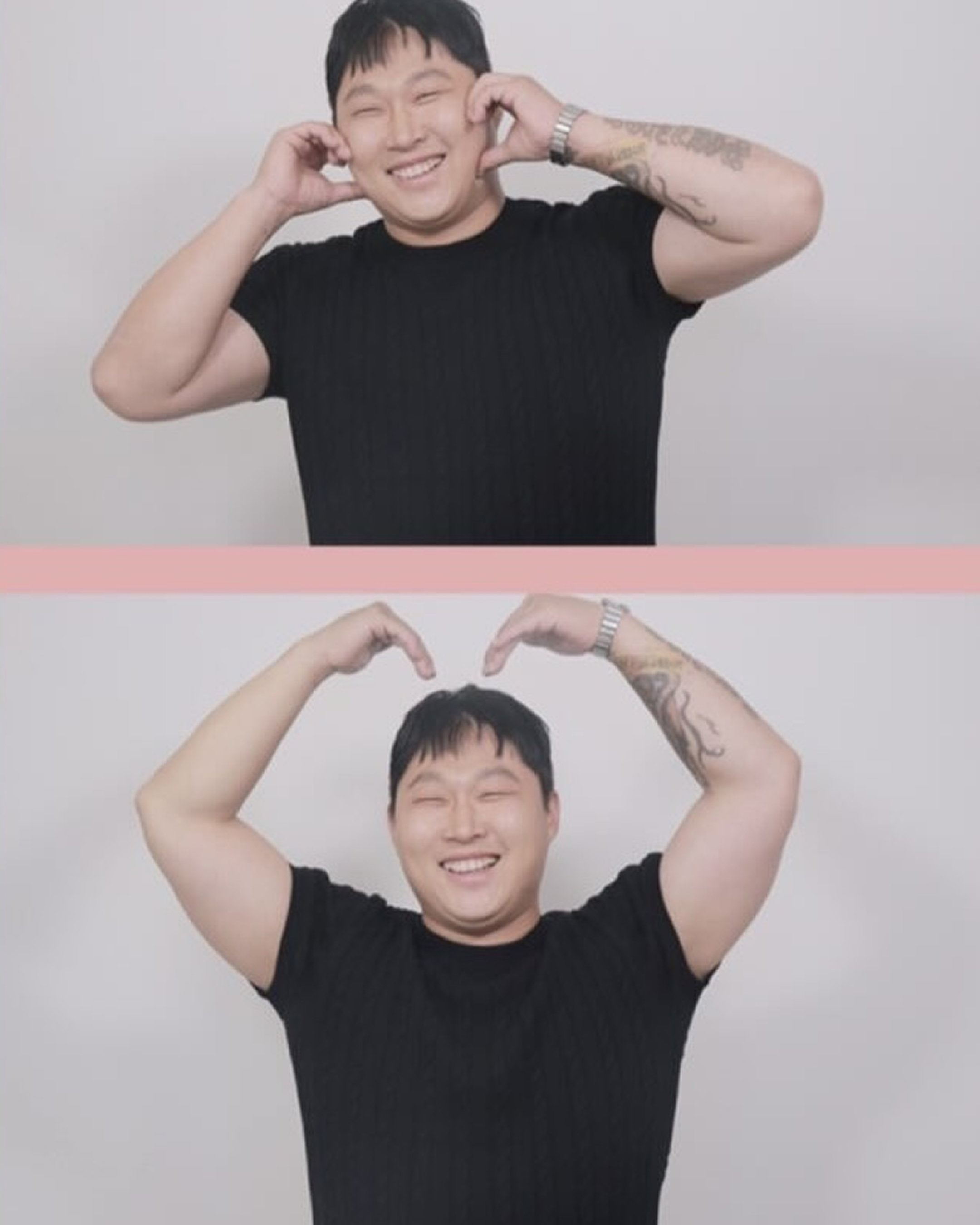 스윙스랑 사진 찍으실 분들 주목해 주세요.📸 스윙스가 포토부스에서 깜찍한 포즈를 취하고 있는 사진이 업로드 됐습니다. 돈까스도 포함해서 인생네컷 프레임 빨리 주세요. 이미지