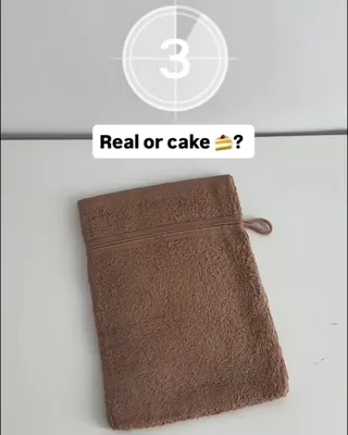 이번엔 물건이 맞을까요?🍰
눈으로 볼 때 분명 수건이었는데 칼로 자르는 순간 케이크가 됩니다. 쇼핑백, 캔, 비누, 블러셔, 빗까지 케이크인지 진짜 물건인지 함께 맞혀보세요. 이미지
