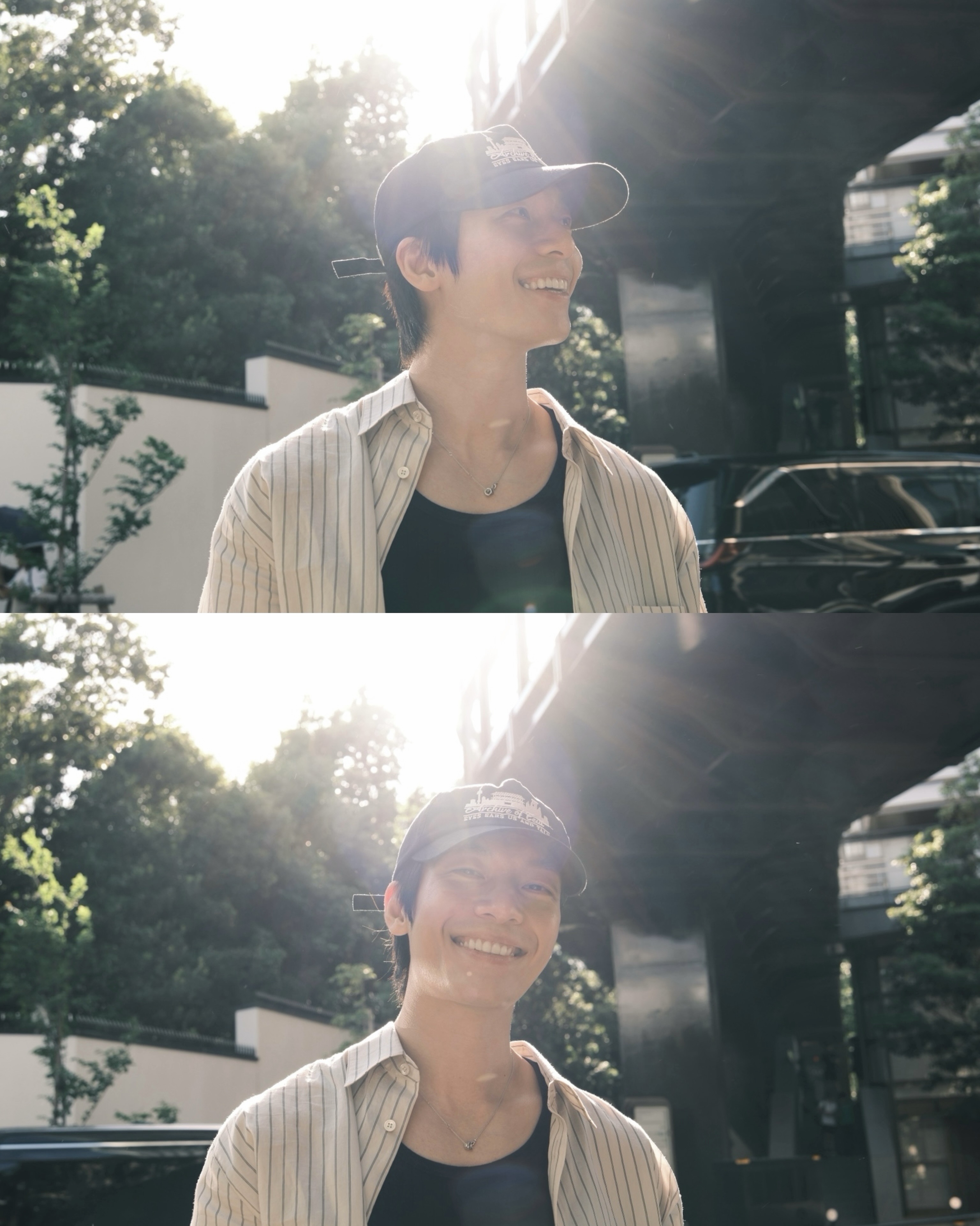 채광 가득 머금은 이 설레는 비주얼. 무심하게 걸친 체크 셔츠에 볼캡 모자까지 조합하니 완전 우리 학교 전설의 '훈남 공대 오빠' 그 자체,,인 위하준. 이런 오빠랑 같은 과라면, 과탑도 할 수 있을 것 같지 않나요? 무심한 듯 설레는 눈빛에 오늘부로 제 전공은 위하준학과로 전과합니다,, 총총❤️ 이미지