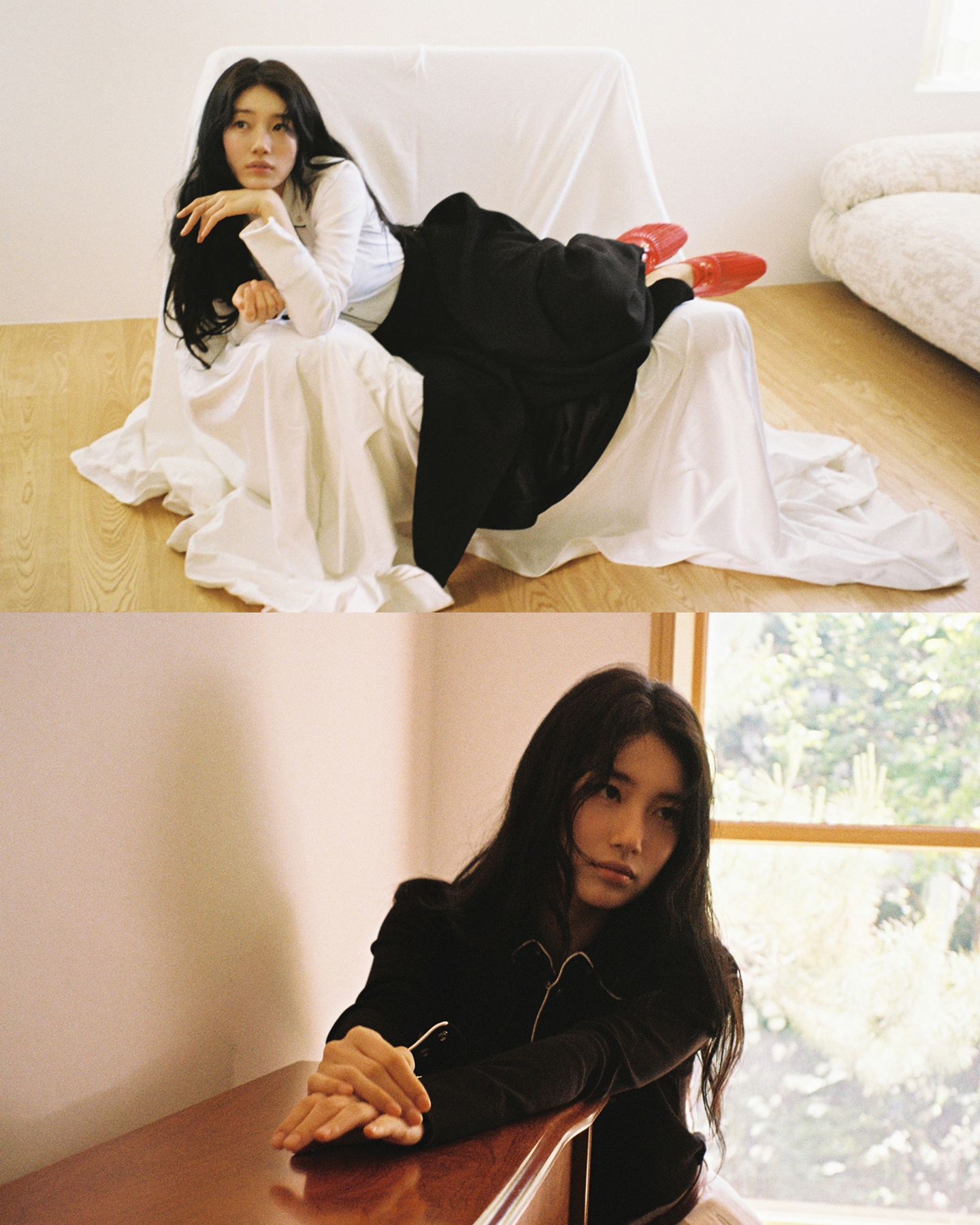 오늘도 믿고 보는 수지 필름사진 조합🤳🏻
여름을 의인화하면 '수지'라는 말이 떠오를 만큼 싱그러운 무드를 필름 카메라로 가득 담았는데요. 영화의 한 장면 같은 셀린느와 글로벌 앰버서더 수지의 화보 비하인드 컷. 지금 만나보세요👉🏻 이미지5