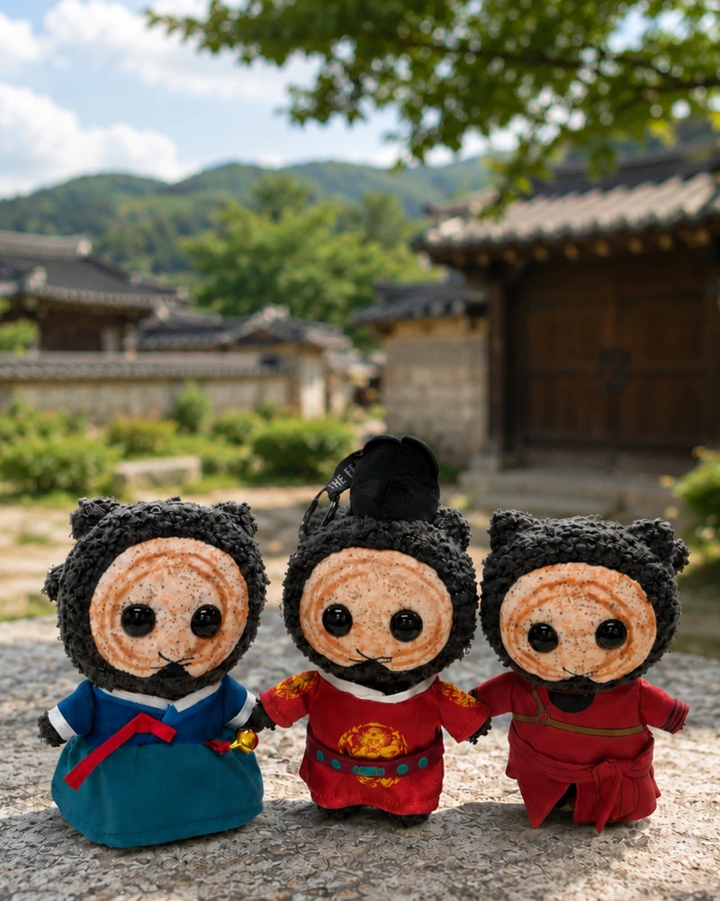 조선 그루트가 송편을 들었어요 🍡🖤
세자·무녀·왕 꺼먹살이가 옷을 입었습니다❤️
꺼먹살이가 송편을 들었습니다. 넷플릭스 시리즈 <동궁>의 귀매 캐릭터가 두 번째 굿즈로 돌아옵니다. 9월 11일 금요일 밤 8시, CJ온스타일에서 프리오더로 문을 열죠. 기은세의 라이브 <은세로운 발견>도 같은 시각 열립니다.
이번엔 장면이 들어갔습니다. 송편과 곶감을 먹는 꺼먹살이, 엎드린 꺼먹살이. 세자 구천과 무녀 생강, 그리고 왕의 옷을 입은 키링도 나옵니다. 8월 1차가 키링 5종이었으니 종류가 늘고 동작이 생긴 셈이죠.
<동궁>은 공개 2주 차에 글로벌 TOP 10 비영어 부문 2위에 올랐습니다. 추석 2주 앞, 송편 든 꺼먹살이가 먼저 왔습니다.
꺼먹살이 2번째 굿즈:
• 키체인 10cm - 송편 / 곶감
• 키체인 12cm - 기본 / 라잉
• 키체인 12cm 의상 - 구천 / 생강 / 왕
• 인형 시팅 25cm - 기본 / 송편
• 인형 스탠딩 30cm - 기본 / 송편 이미지2