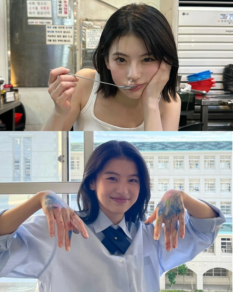 어떻게 사람이 이렇게 청량할 수가🍃
최근 고레에다 히로카즈 감독과 함께 영화 <룩백>으로 부산국제영화제를 찾은 '데구치 나츠키'
2001년생인 그녀는 모델로 이름을 알린 뒤 배우로 활동 영역을 넓혀왔는데요. 맑고 청량한 분위기와 입가의 두 점이 만들어내는 독특한 인상이 매력 포인트.
연기는 물론 샤넬 행사에서도 꾸준히 모습을 드러내며 패션 뮤즈로 존재감을 넓혀가는 중. 웃을 때와 무표정일 때 전혀 다른 분위기를 보여주는 데구치 나츠키, <룩백>을 보고 나면 아마 한 번쯤 이름을 검색하게 될지도 모르겠습니다.
이국적인 이목구비와 고급스러운 분위기가 닮아 '일본의 고윤정'이라 불리기도 하는데요. 지금 슬라이드를 넘겨, 그녀의 미모를 감상해보세요.❤️ 이미지1