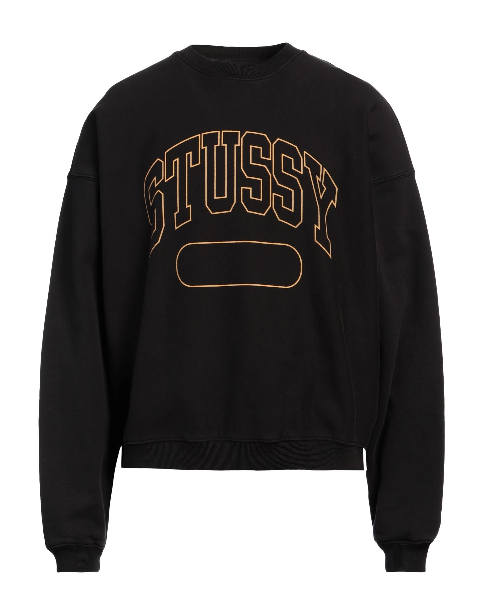 플리스, 프린트 디테일 솔리드 컬러, 브랜드 로고, 크루넥, 롱 슬리브, 세탁기로 세탁, 표백 금지, 건조기 사용가능. 이미지