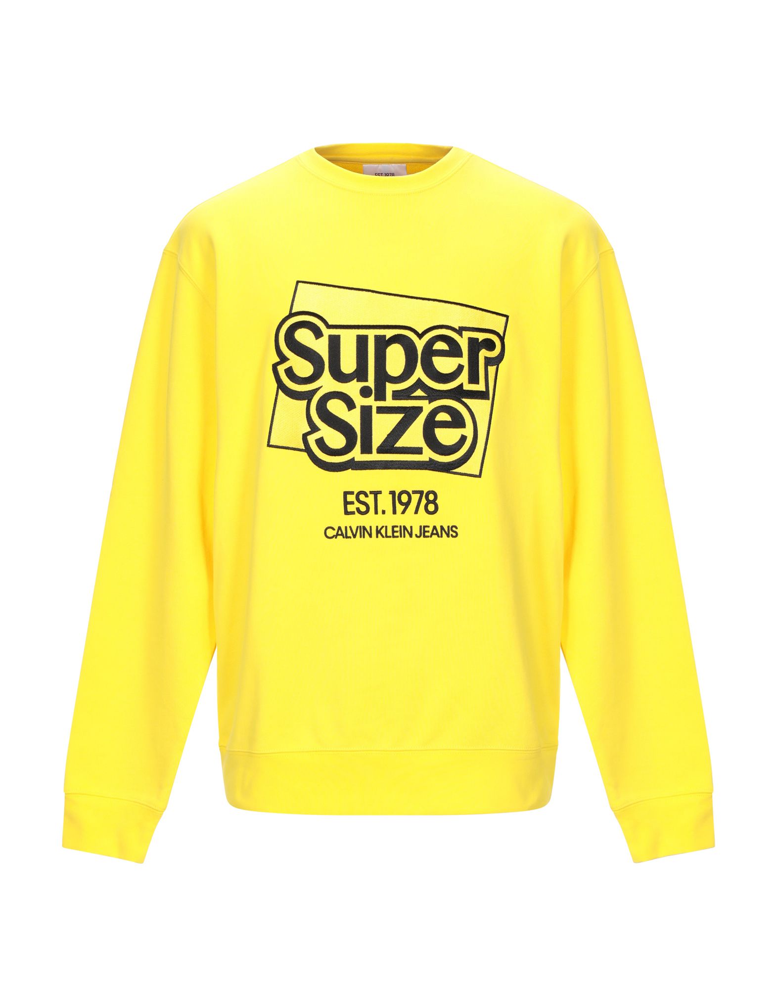 프렌치 테리, 솔리드 컬러, 장식 효과, 브랜드 로고, 크루넥, 롱 슬리브, 포켓 없음. 이미지