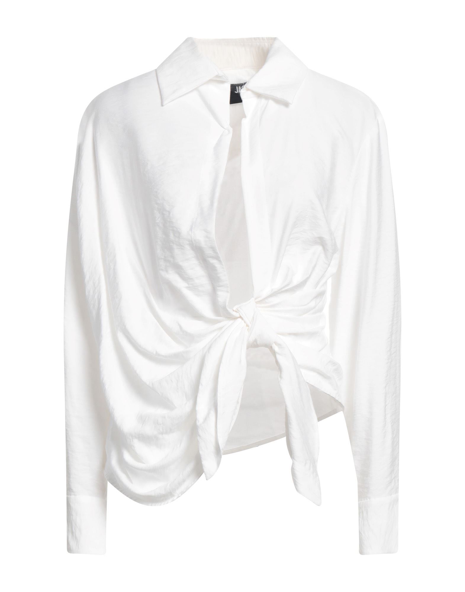 평직, 롱 슬리브, 스트링, 솔리드 컬러, 클래식 칼라. 이미지