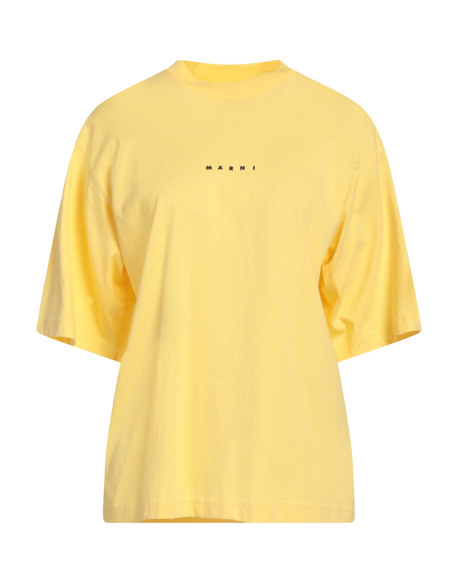 저지, 브랜드 로고, 솔리드 컬러, 크루넥, 쇼트 슬리브, 포켓 없음, 오버사이즈 티셔츠, 라지 핏. 이미지