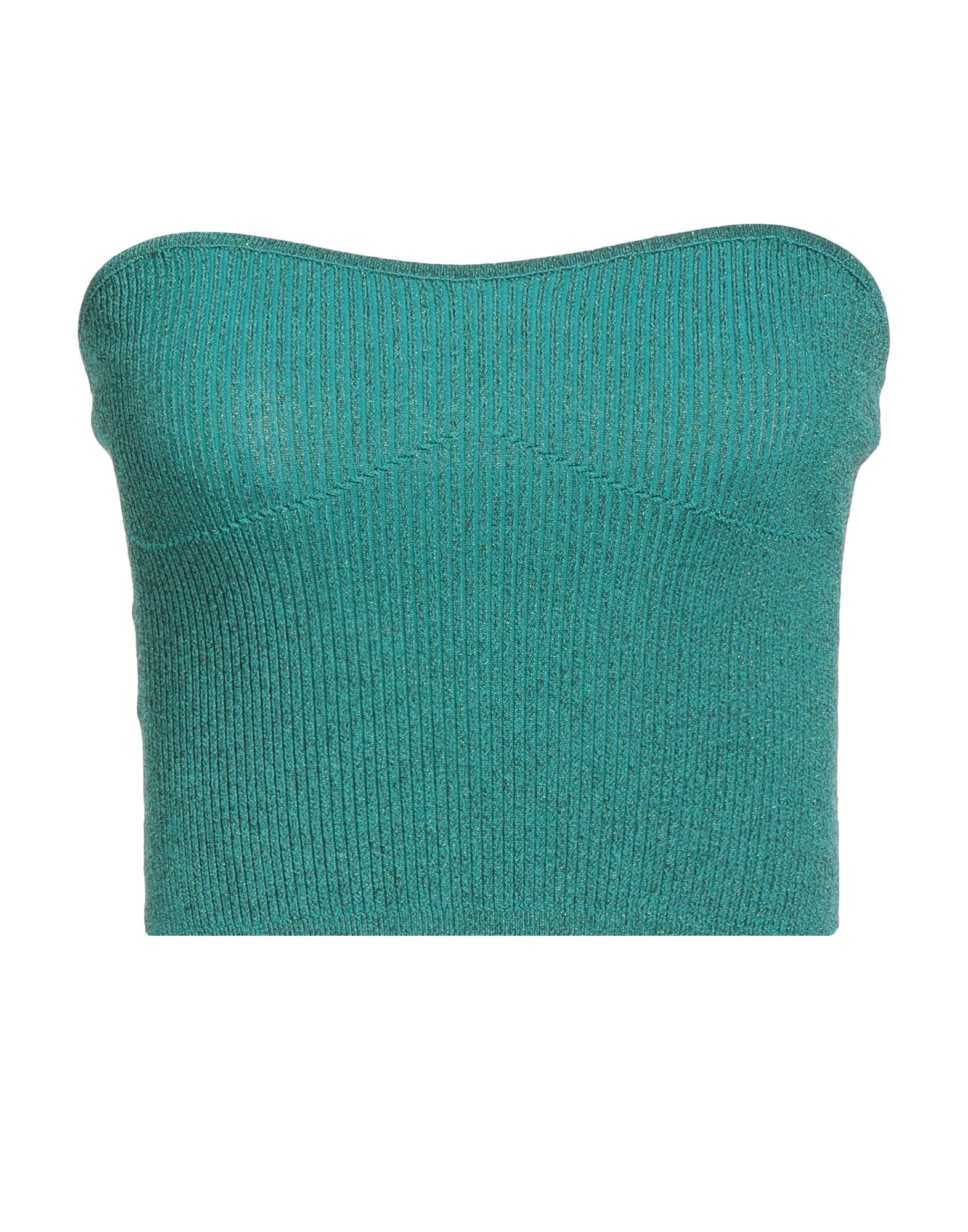 방도 탑, 리브(rib) 조직, 라이트웨이트 니트, 솔리드 컬러, 글리터 효과, 딥 네크라인, 세탁기 세탁 또는 드라이클리닝, 표백 금지, 건조기 사용불가. 이미지